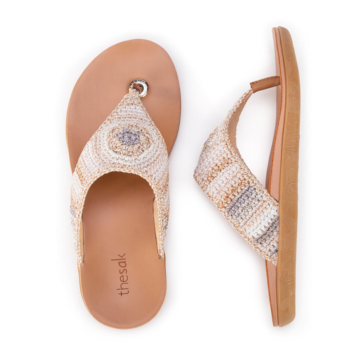 The Sak Shana Sandals Crochet - |Sand Stripe|