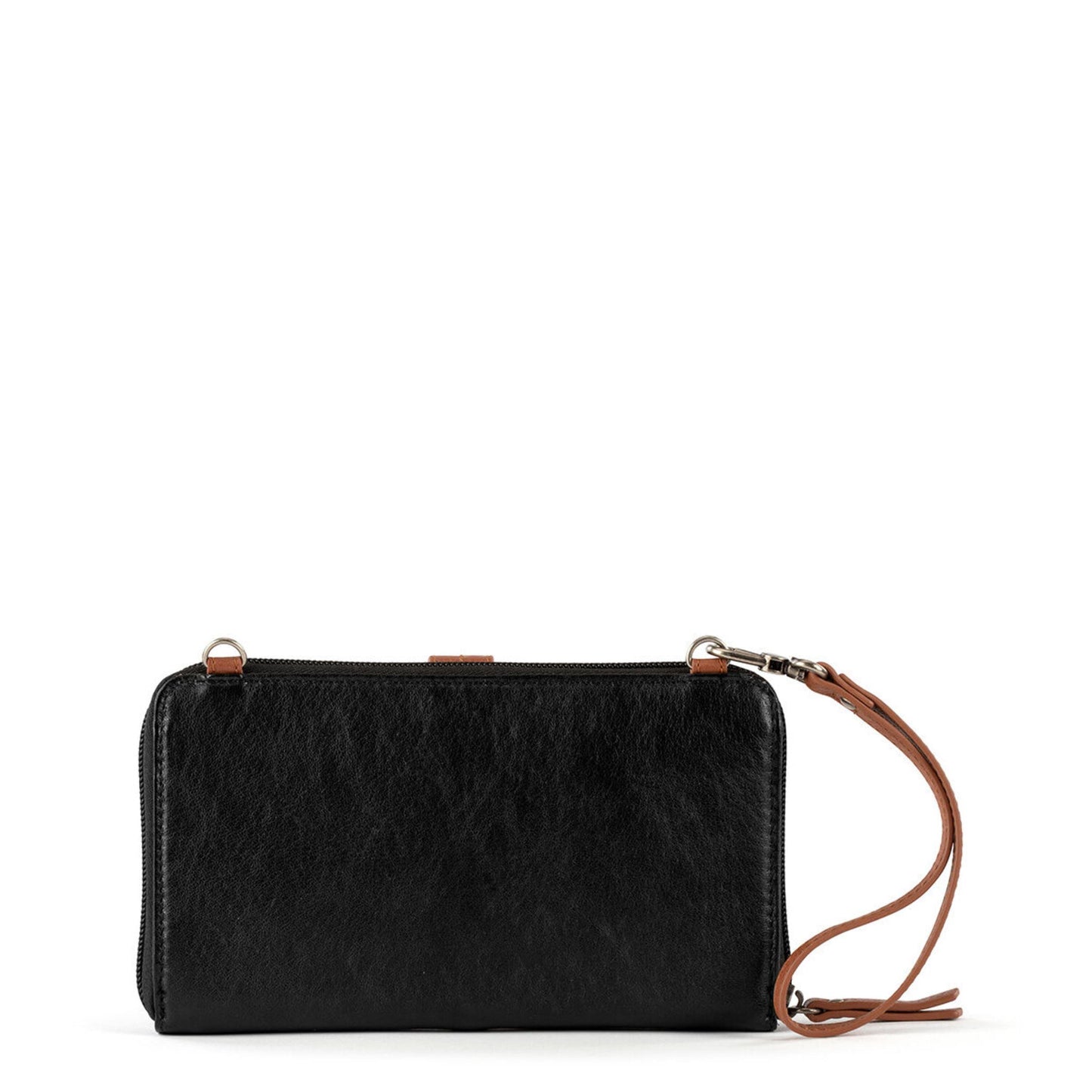 The Sak Iris Large Smartphone Crossbody Leather - |Black Onyx|