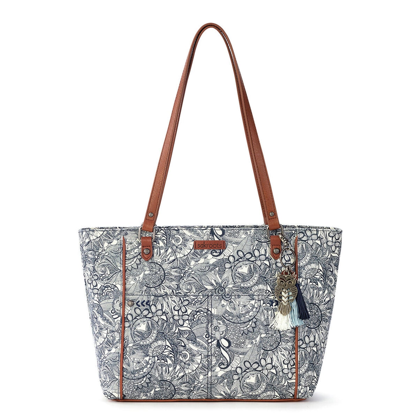 Sakroots Metro Tote Canvas - |Navy Spirit Desert|