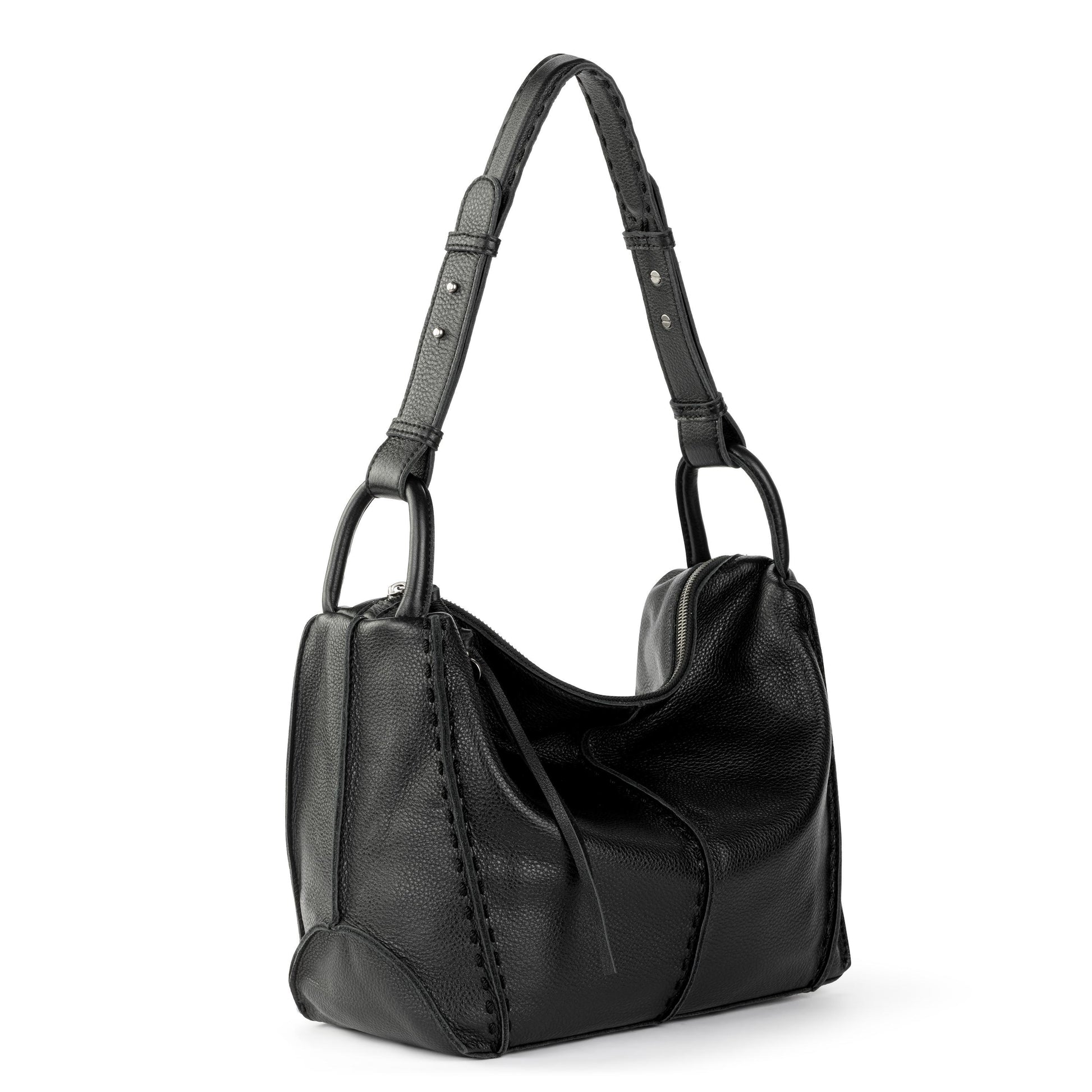 The Sak Los Feliz Slouchy Hobo Leather - |Black|