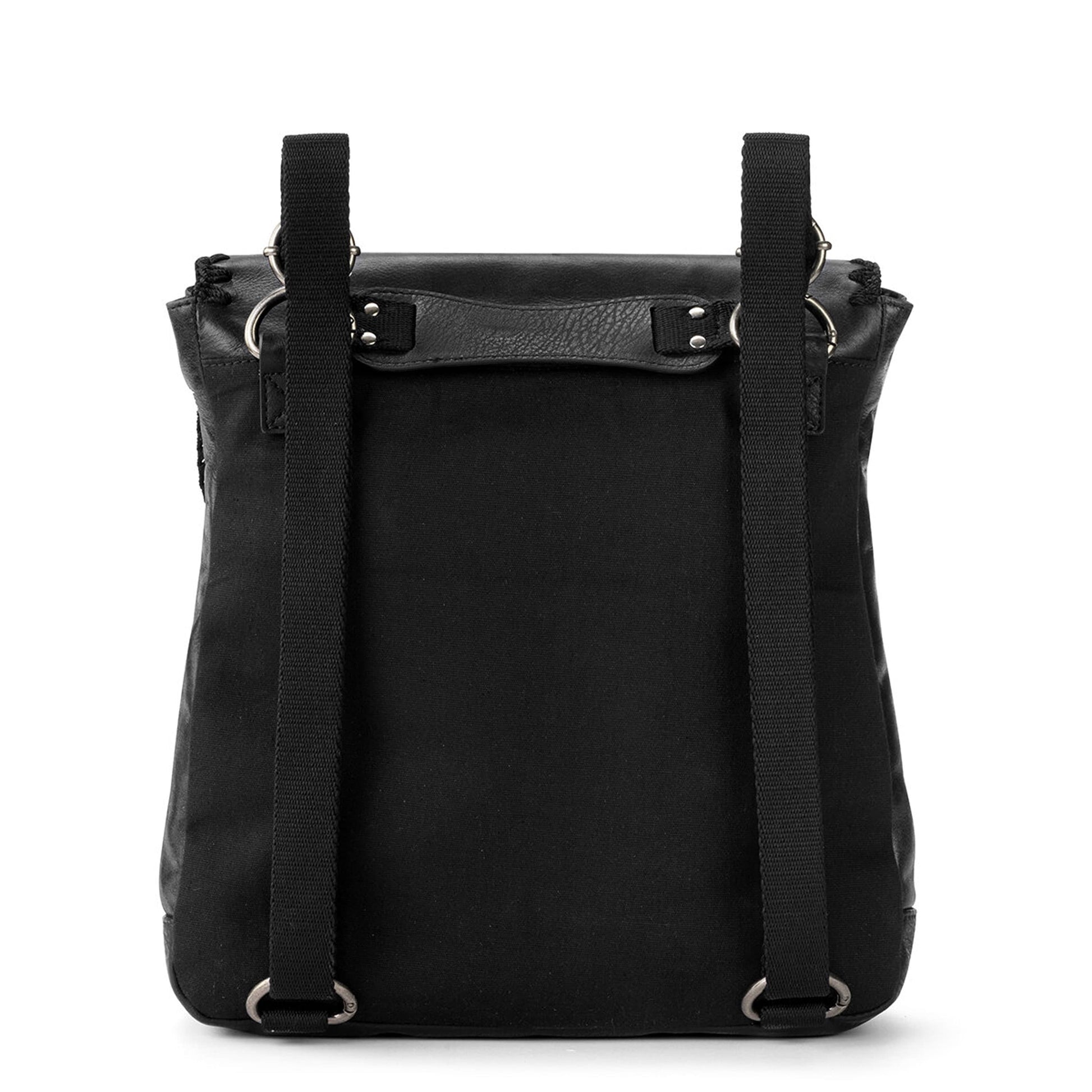 The Sak Ventura Convertible Backpack II Leather - |Black Crochet|