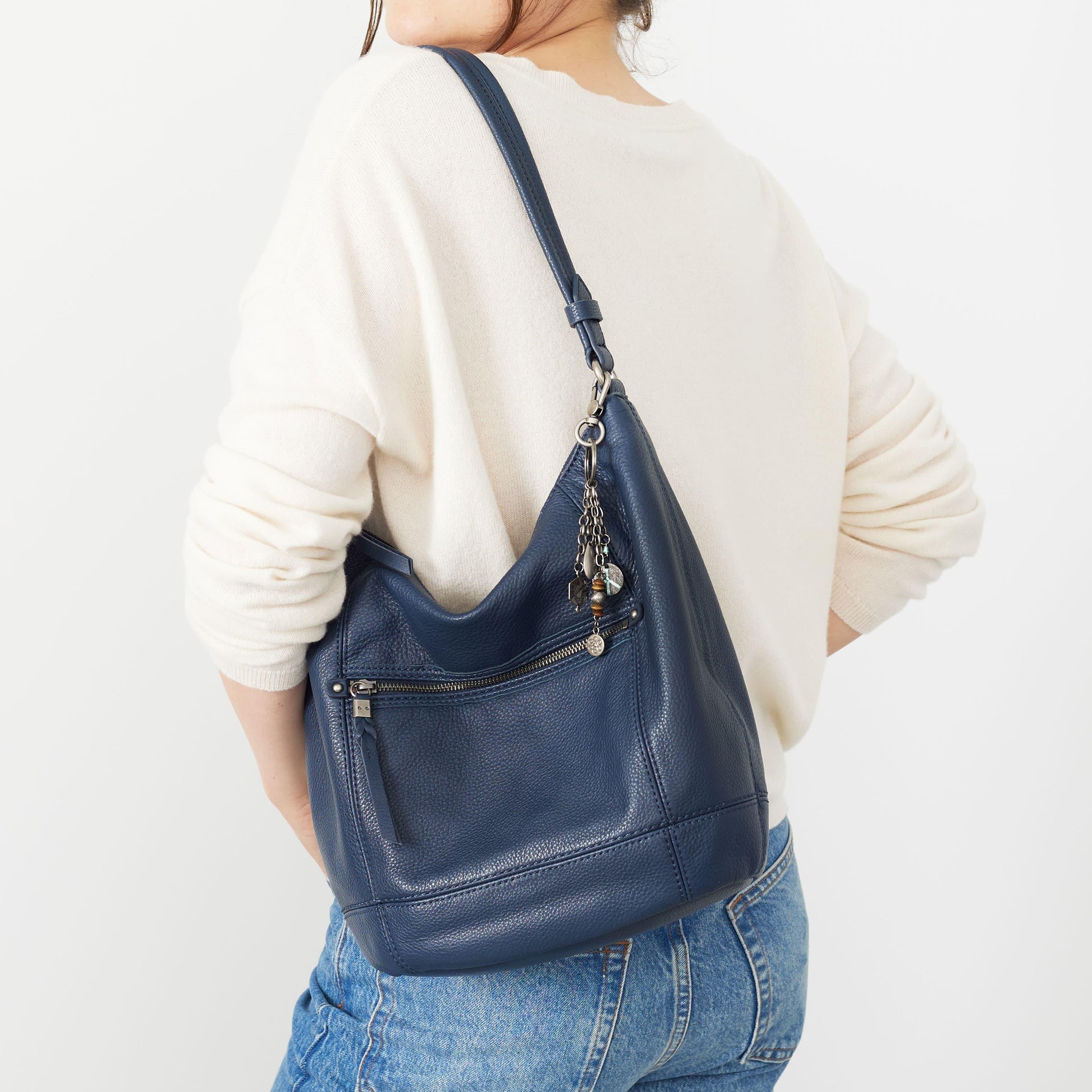 The Sak Sequoia Hobo Leather - |Indigo|