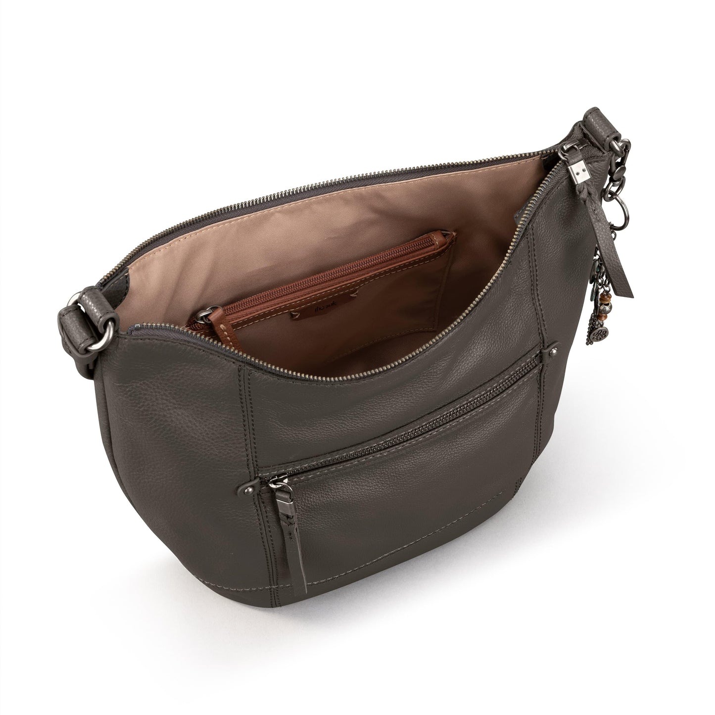 The Sak Sequoia Hobo Leather - |Slate|