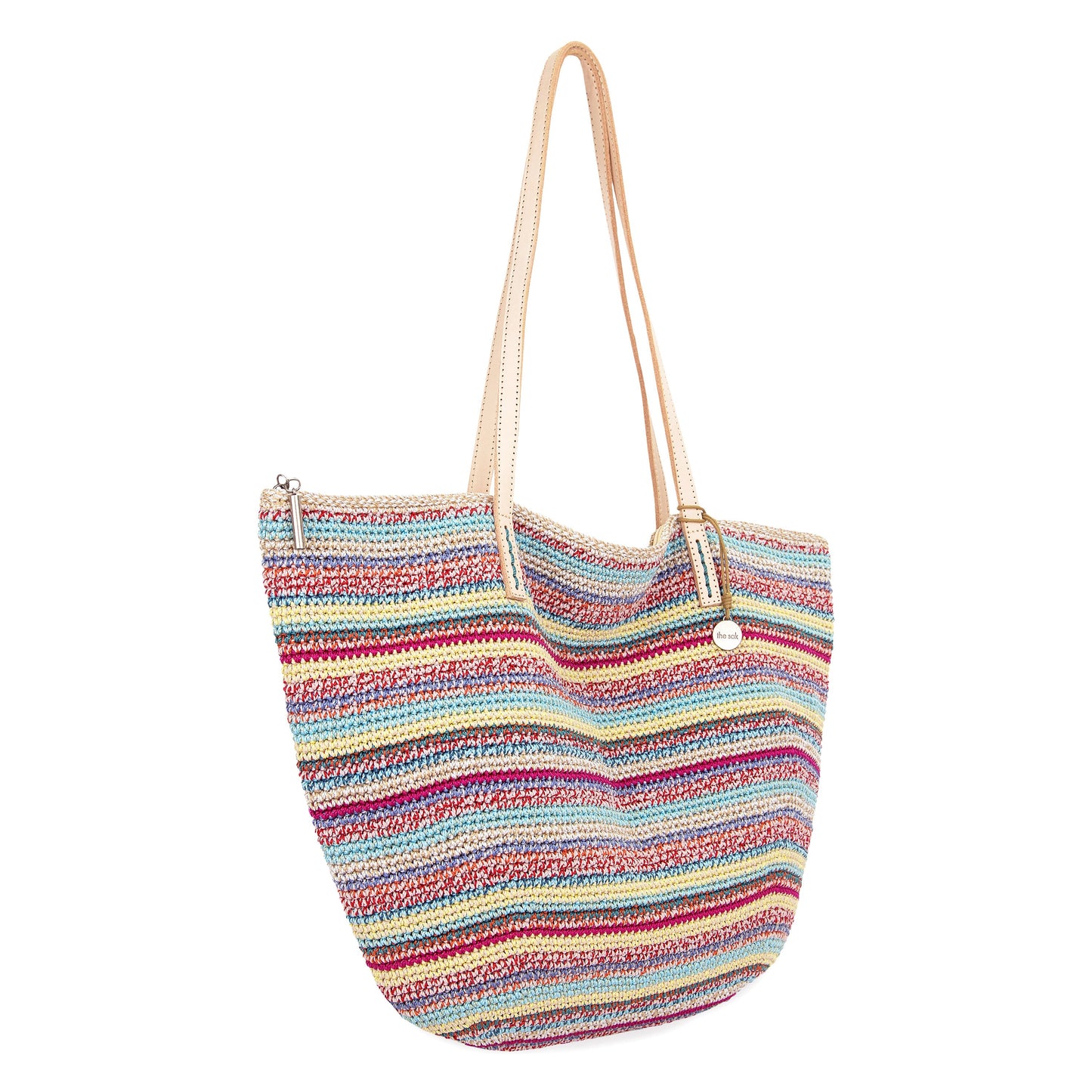The Sak Faye Large Tote Crochet - |Eden Stripe|
