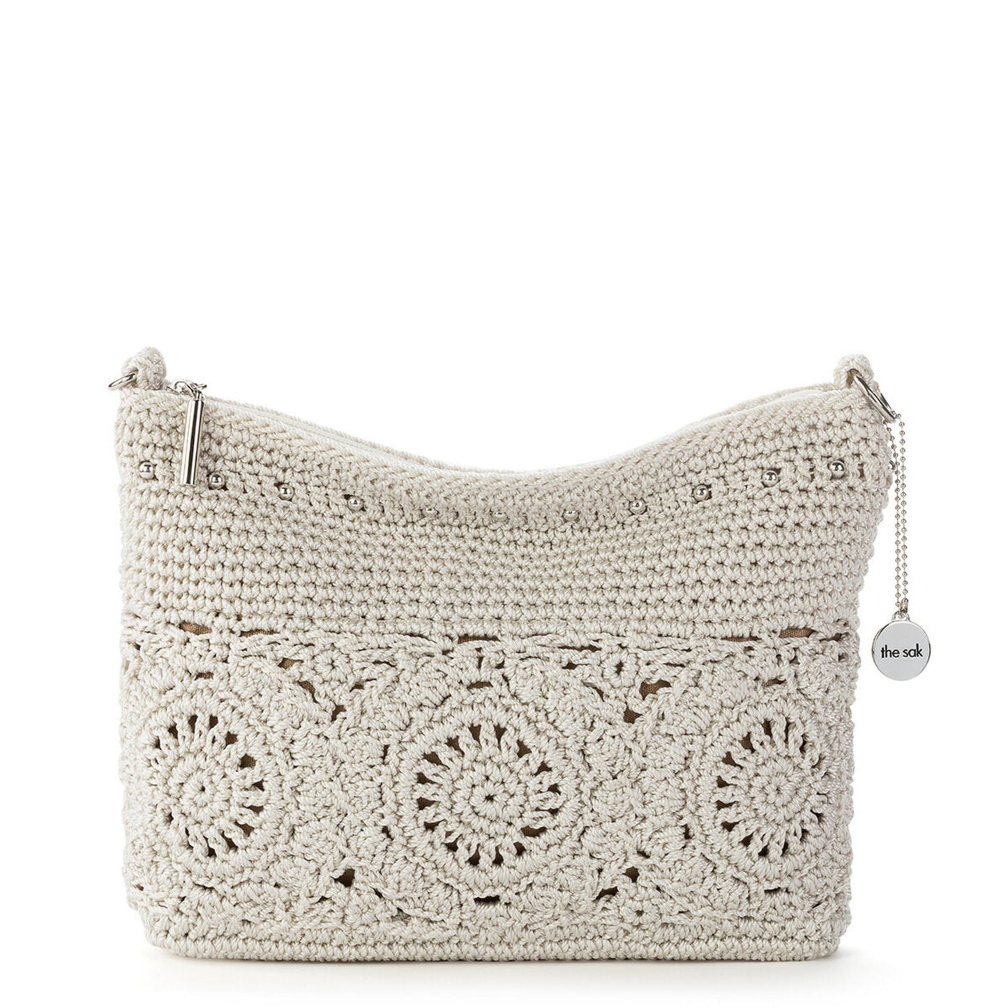 The Sak Lumi Crossbody Crochet - |Natural Medallion|