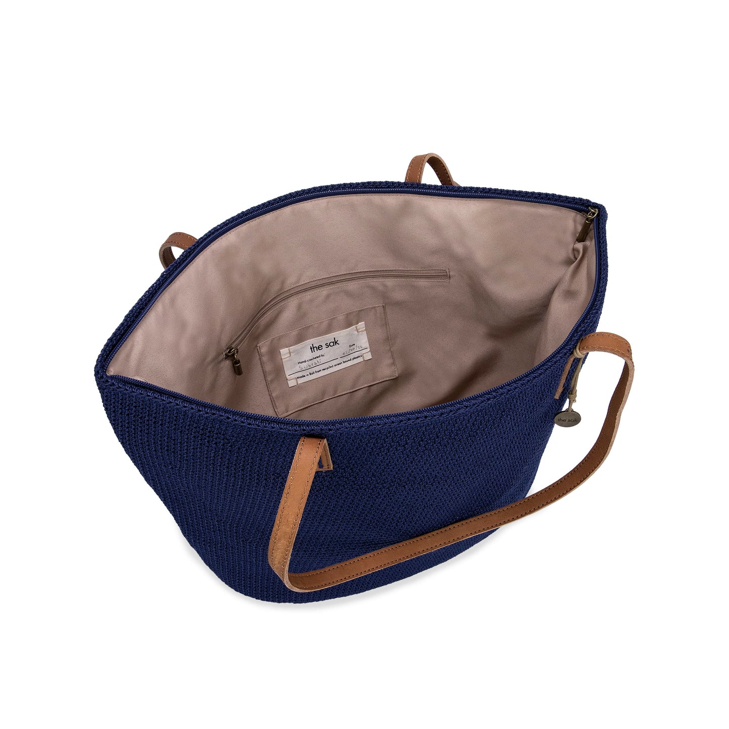 The Sak Faye Large Tote Crochet - Denim