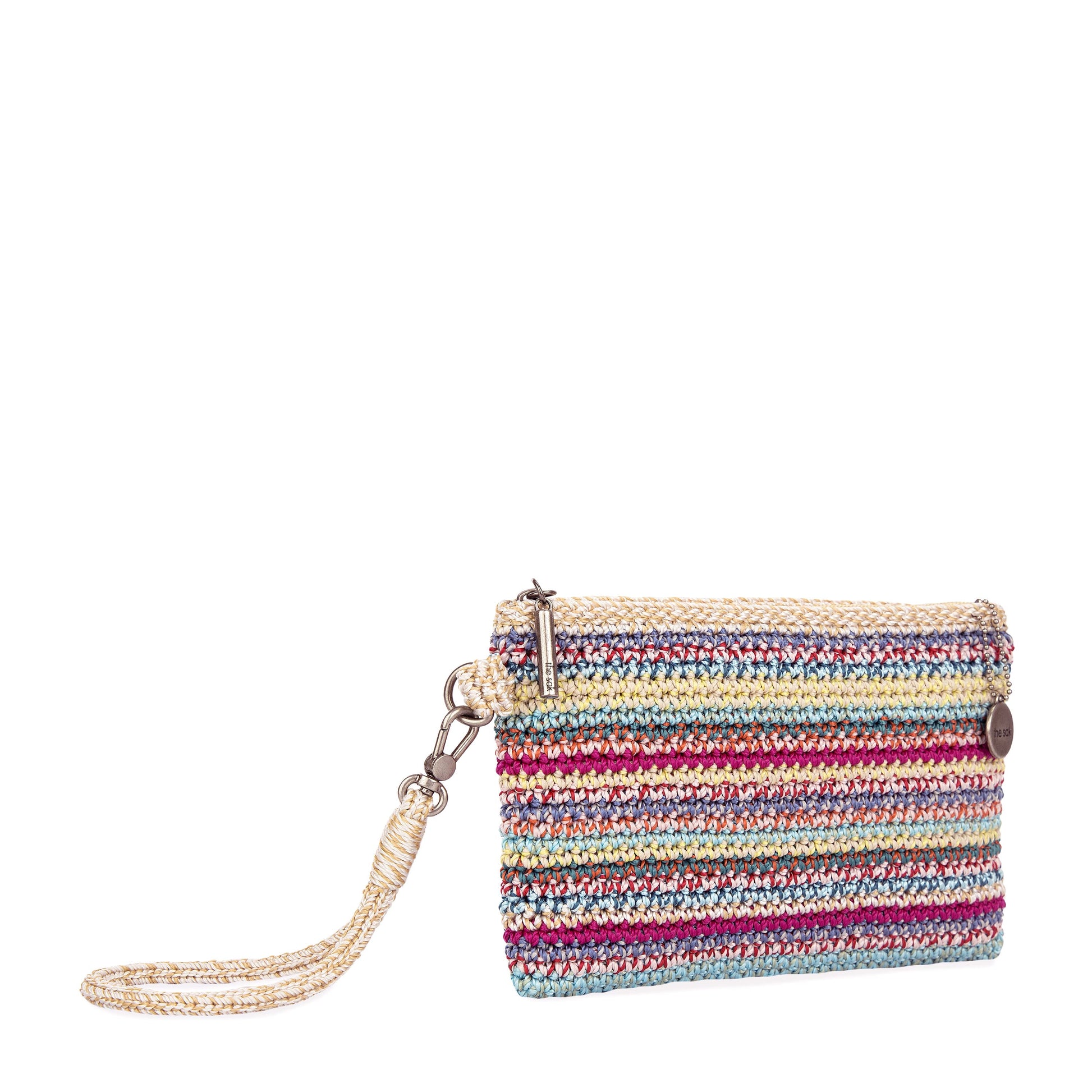 The Sak Vita Wristlet Crochet - |Eden Stripe|