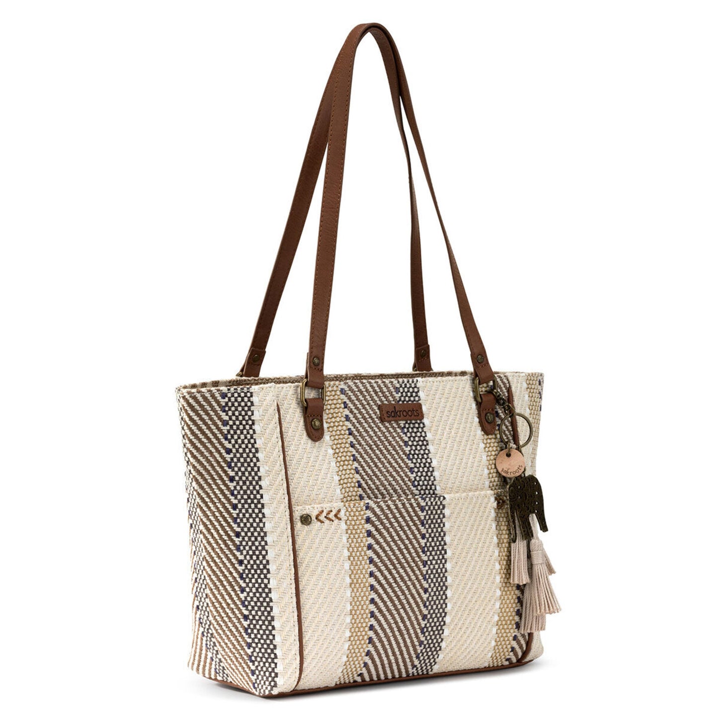 Sakroots Metro Tote Canvas - |Tobacco Batik World Woven|