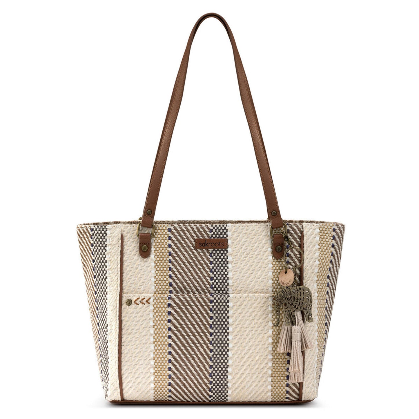 Sakroots Metro Tote Canvas - |Tobacco Batik World Woven|