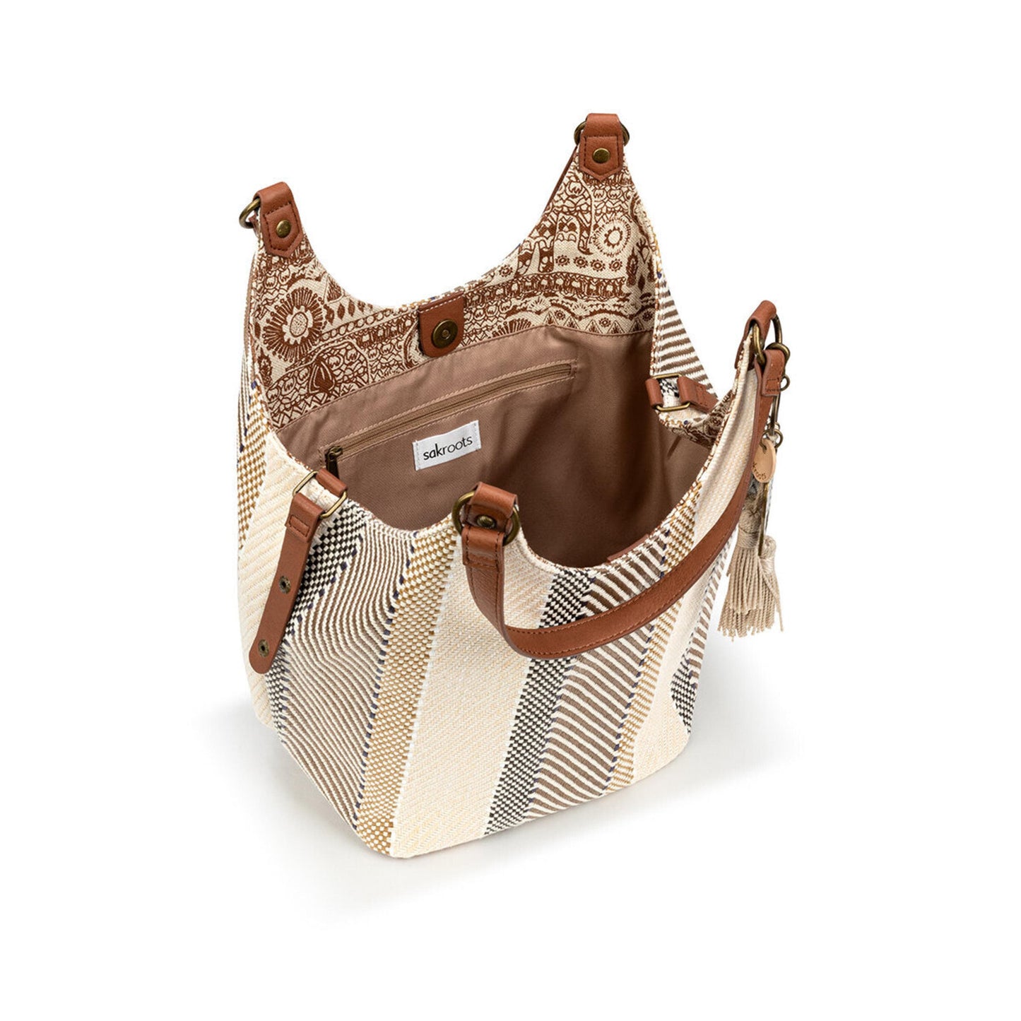 Sakroots Roma Shopper EcoTwill - |Tobacco Batik World Woven|