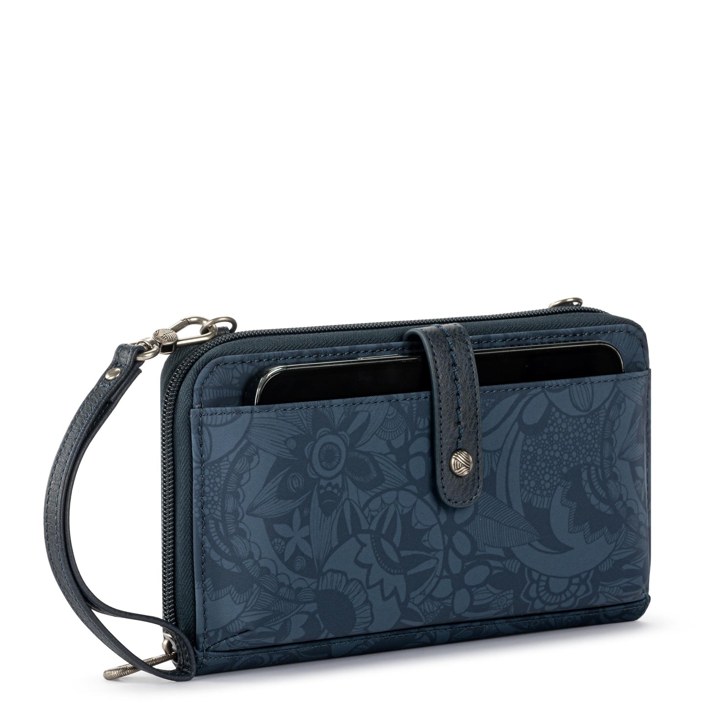 Sakroots Large Smartphone Crossbody EcoTwill - |Indigo Spirit Desert|