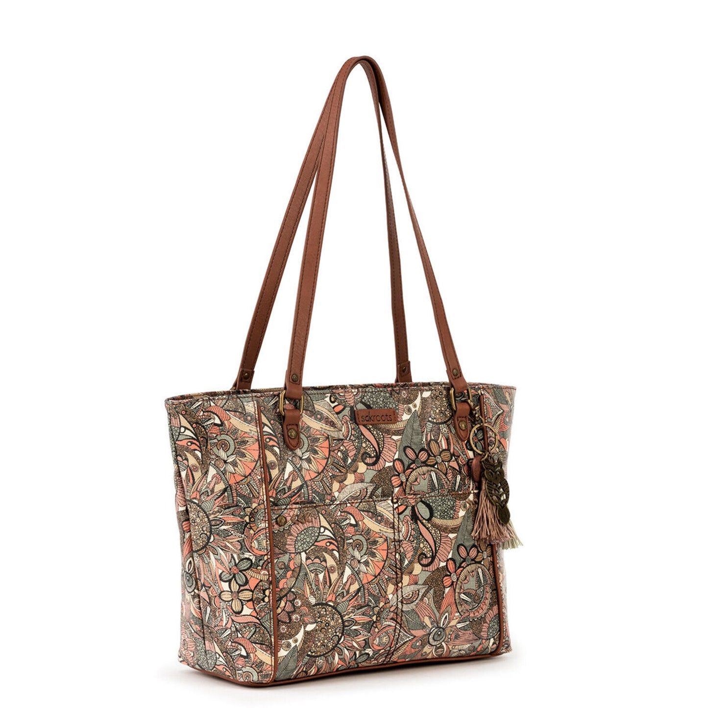 Sakroots Metro Tote Canvas - |Sienna Spirit Desert|