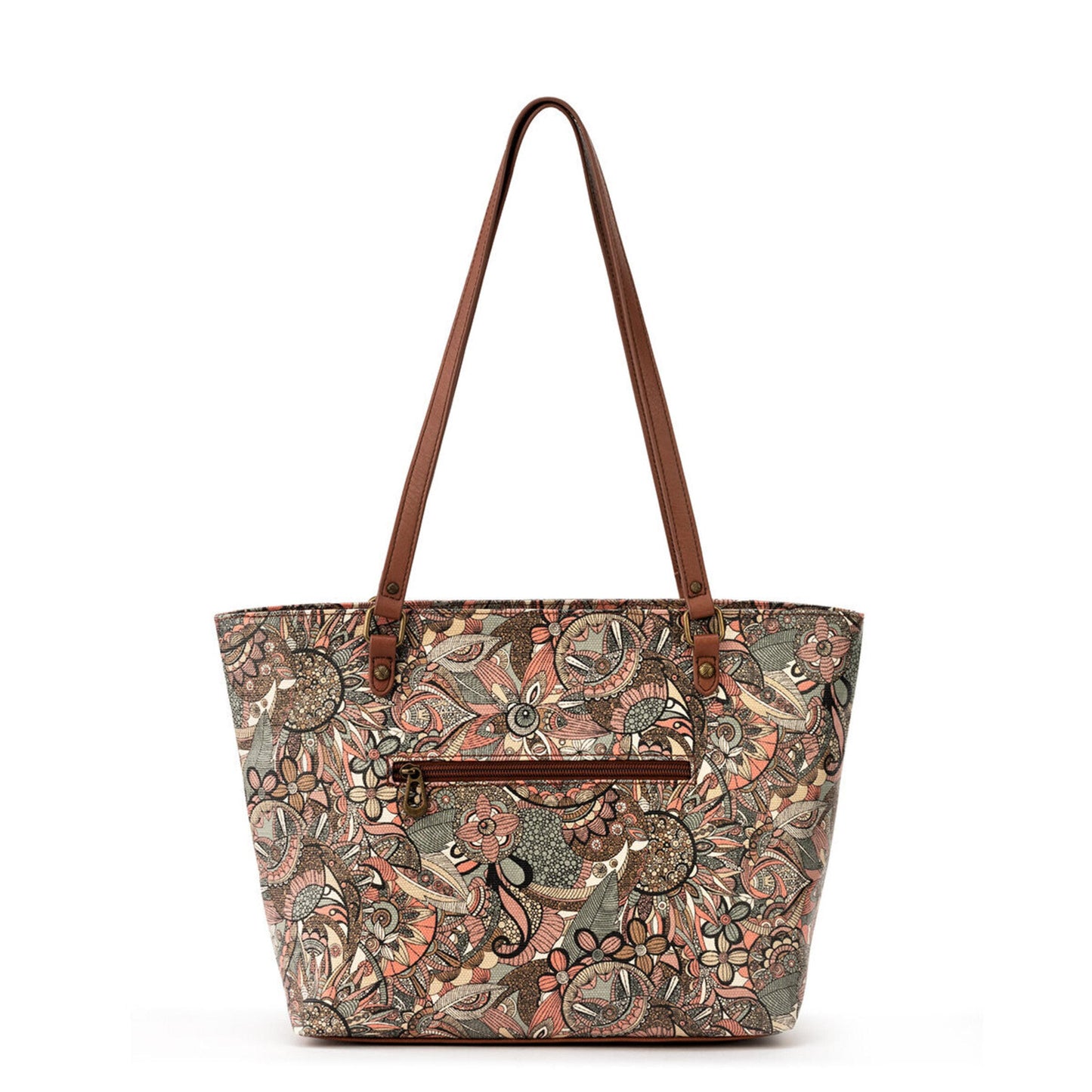 Sakroots Metro Tote Canvas - |Sienna Spirit Desert|