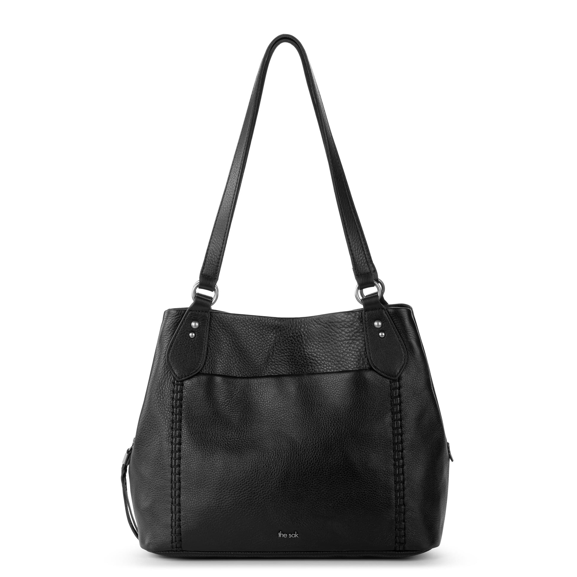 The Sak Melrose Satchel Leather - |Black|