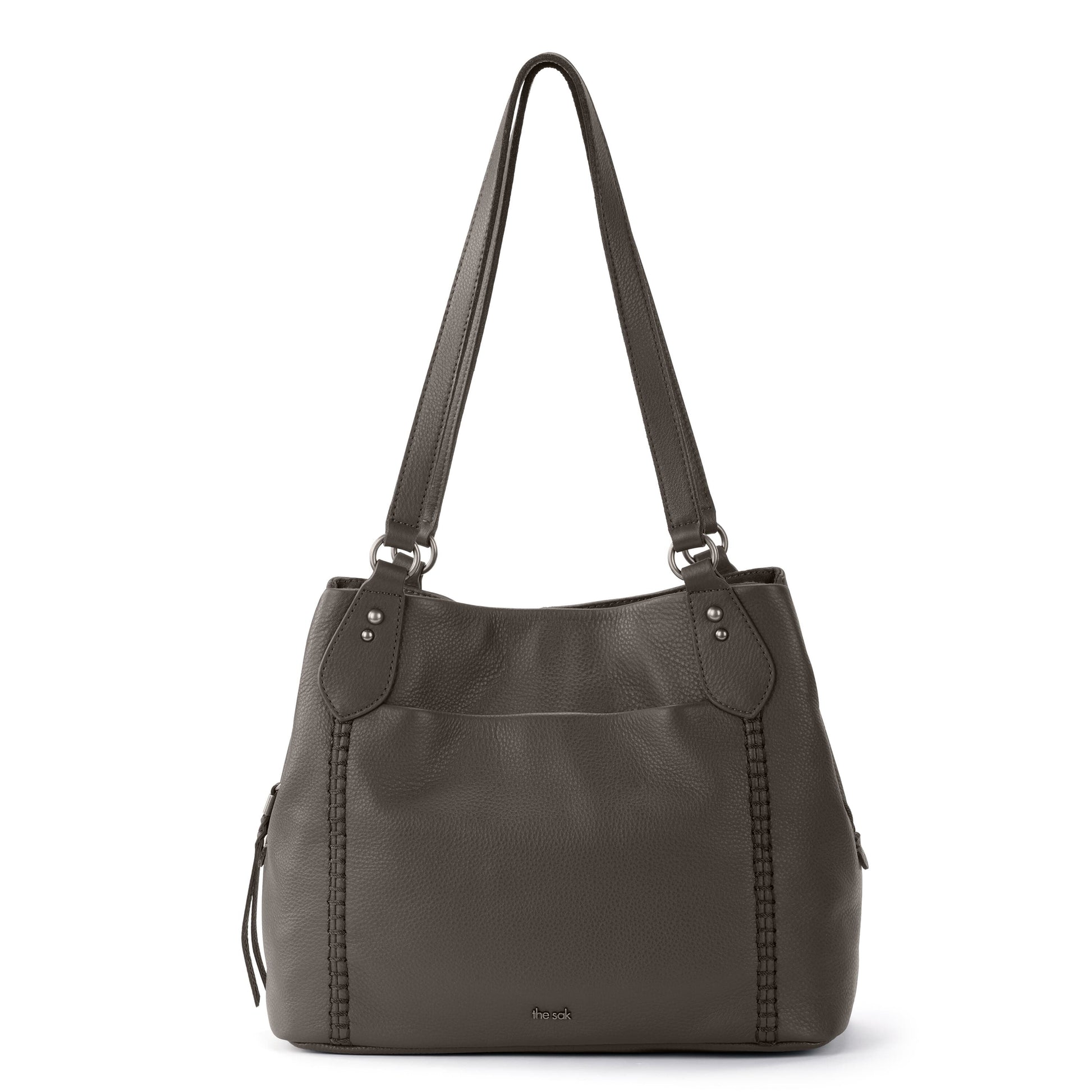 The Sak Melrose Satchel Leather - |Slate|