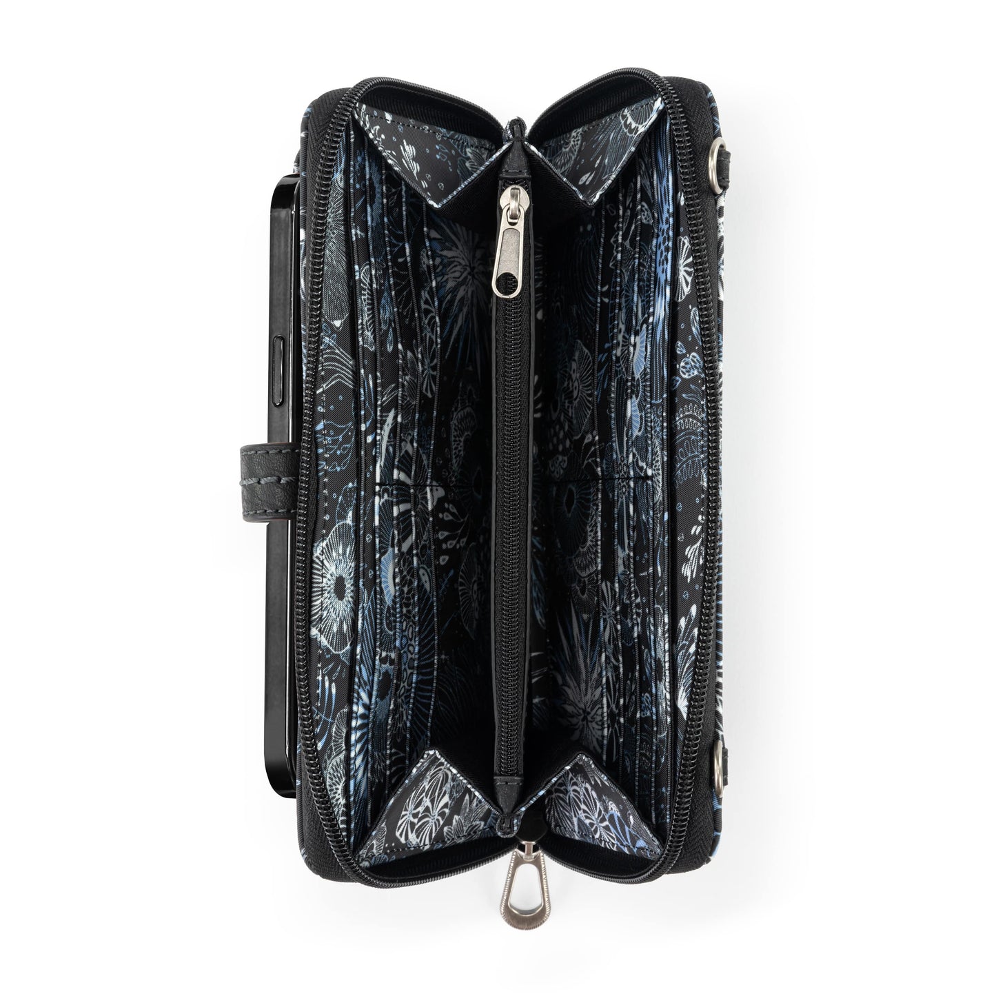 Sakroots Large Smartphone Crossbody EcoTwill - |Midnight Seascape|