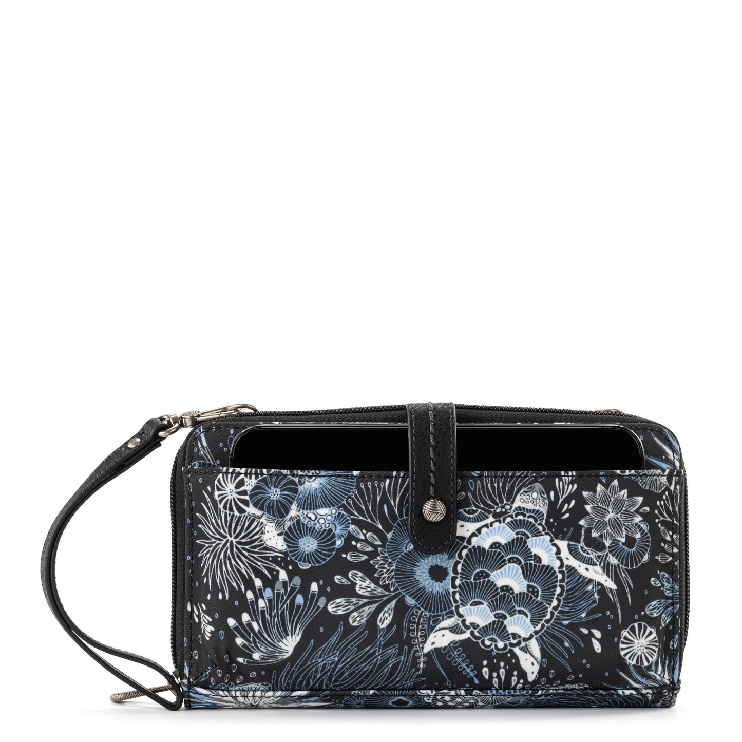 Sakroots Large Smartphone Crossbody EcoTwill - |Midnight Seascape|