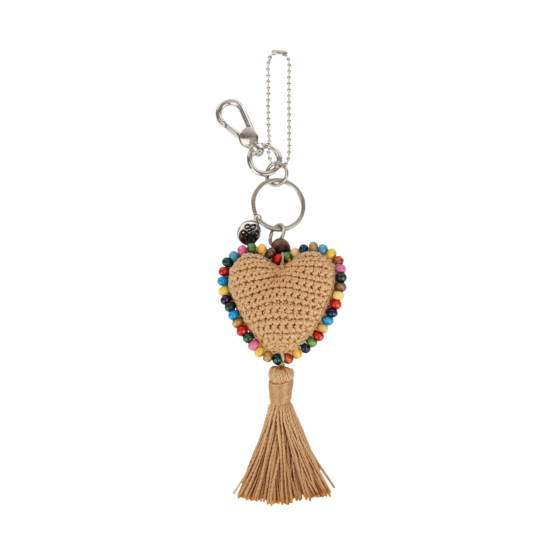 The Sak Yarnicharmz Heart Dangle Crochet - |Bamboo|