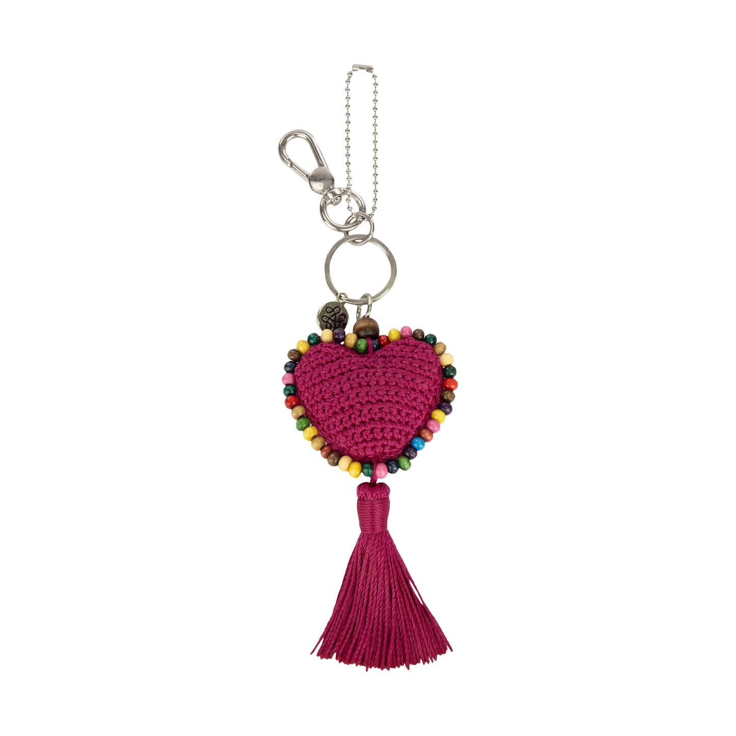 The Sak Yarnicharmz Heart Dangle Crochet - |Pinkberry|