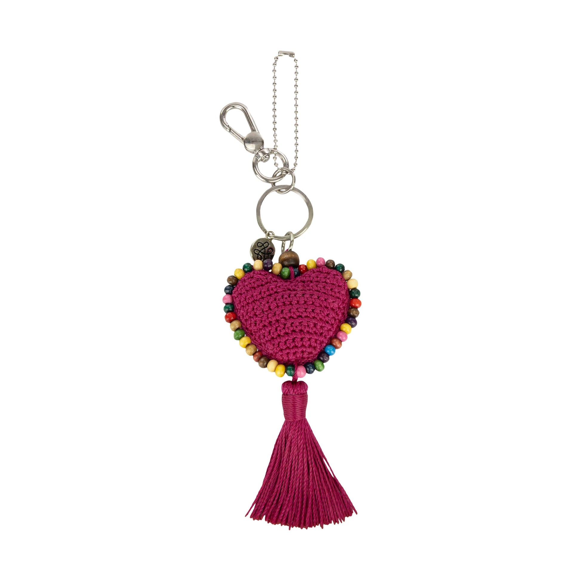 The Sak Yarnicharmz Heart Dangle Crochet - |Pinkberry|