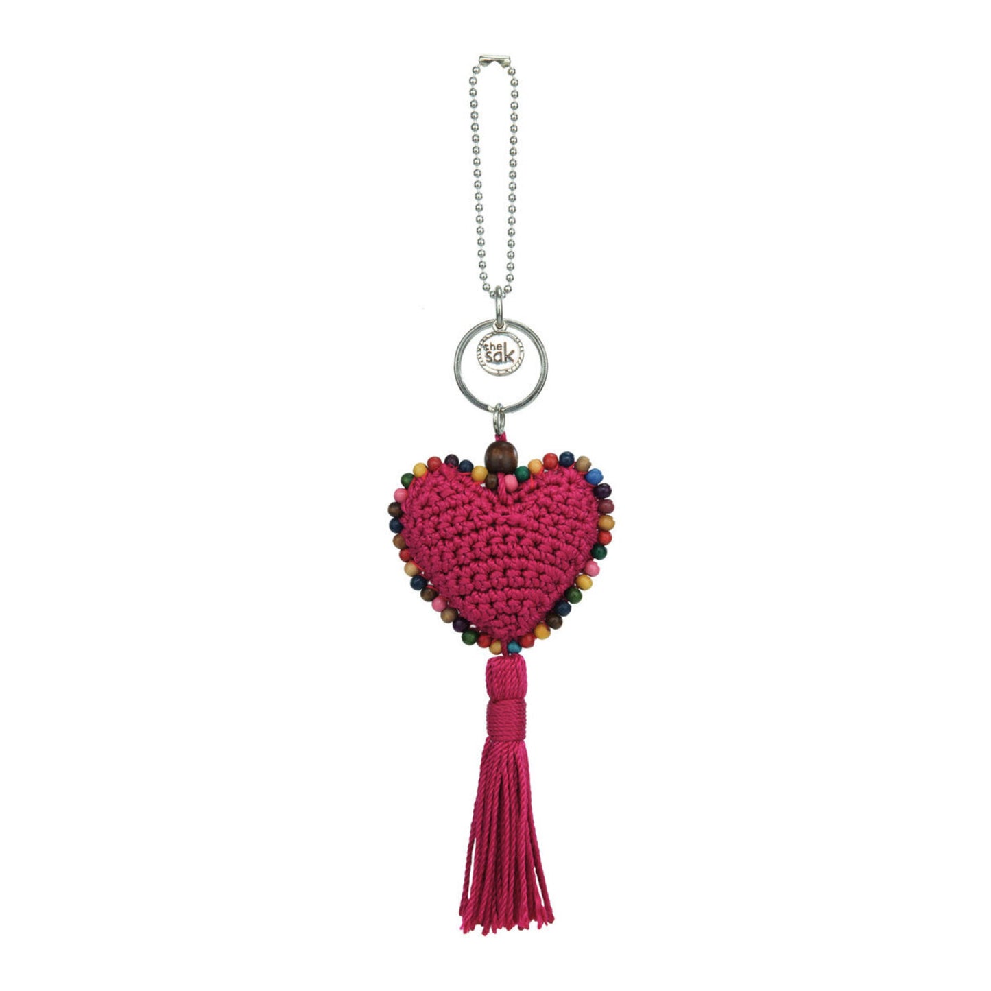 The Sak Yarnicharmz Heart Dangle Crochet - |Pinkberry|