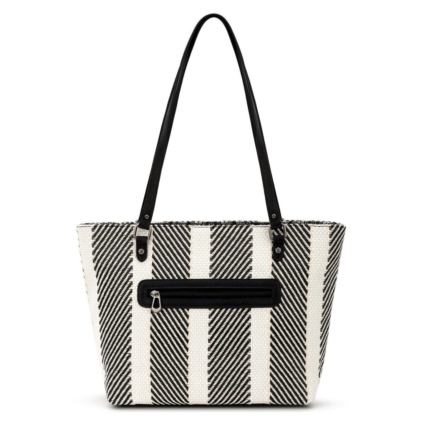 Sakroots Metro Tote Canvas - |Black and White Soulful Desert Woven|
