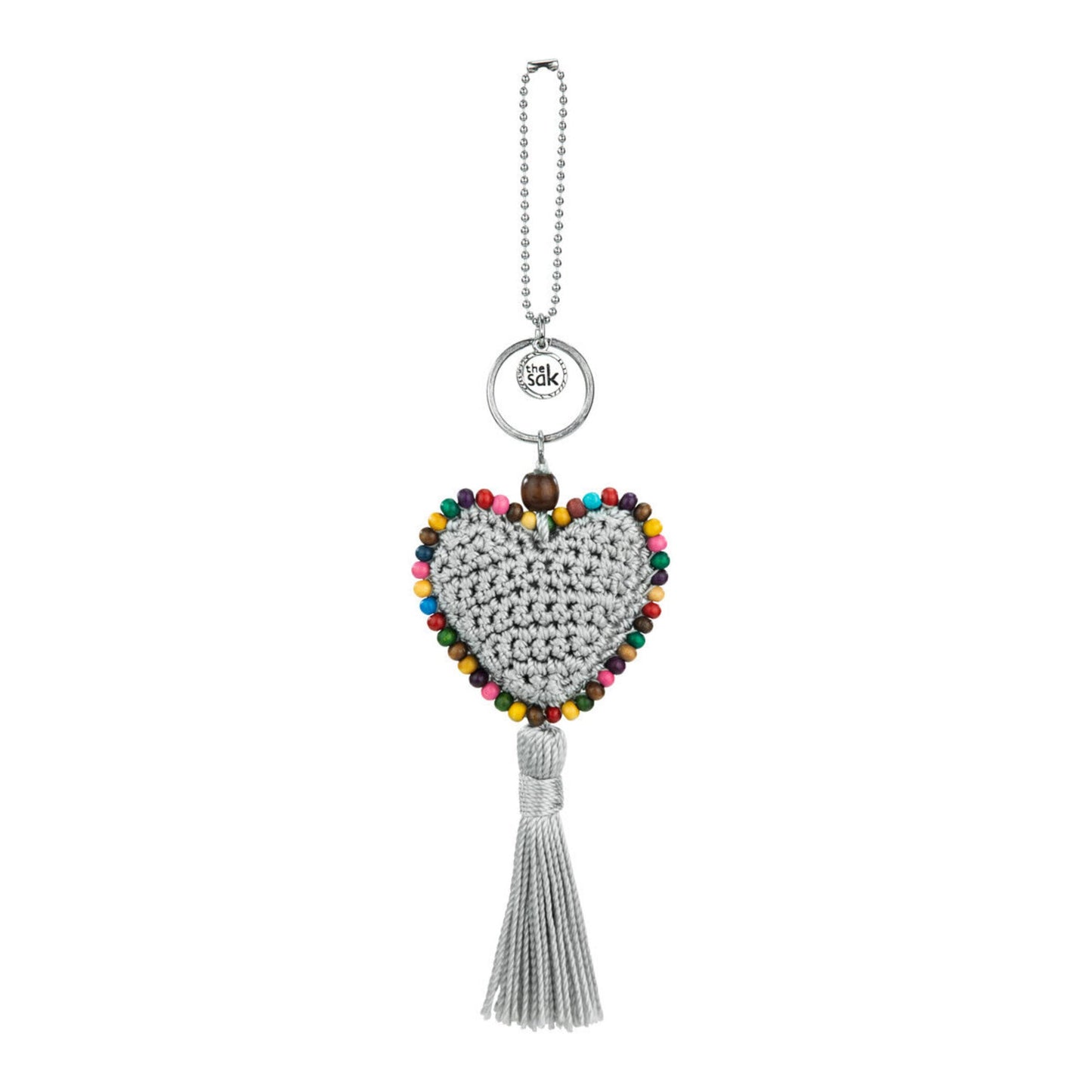 The Sak Yarnicharmz Heart Dangle Crochet - |Cloud|