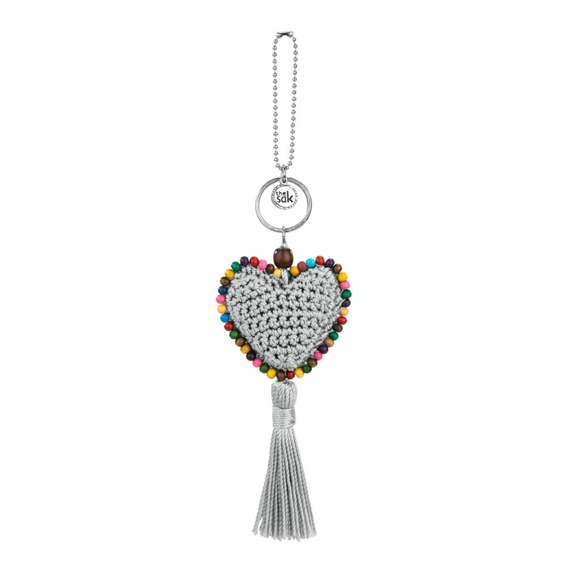 The Sak Yarnicharmz Heart Dangle Crochet - |Cloud|