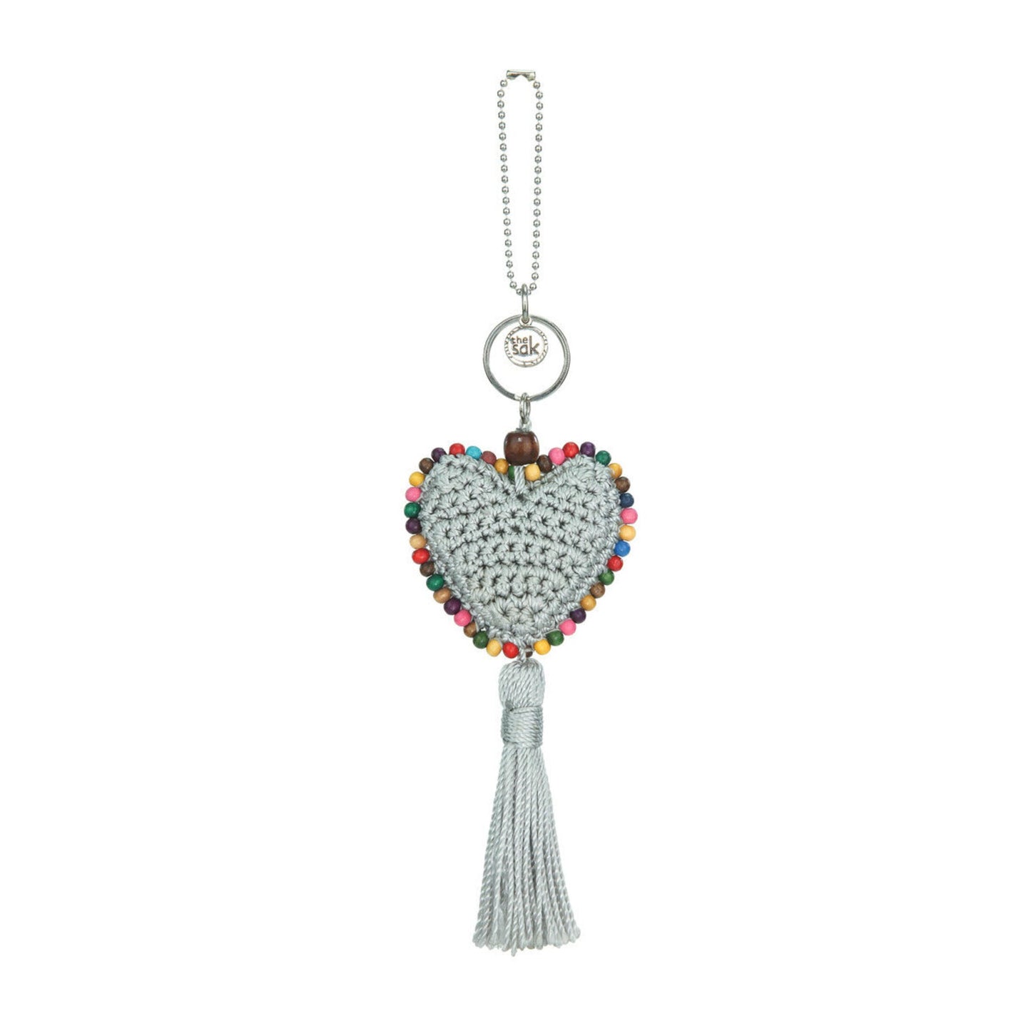 The Sak Yarnicharmz Heart Dangle Crochet - |Cloud|