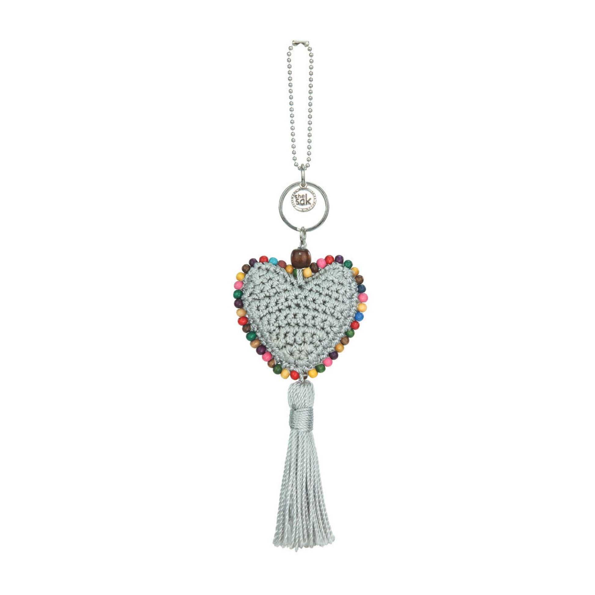 The Sak Yarnicharmz Heart Dangle Crochet - |Cloud|