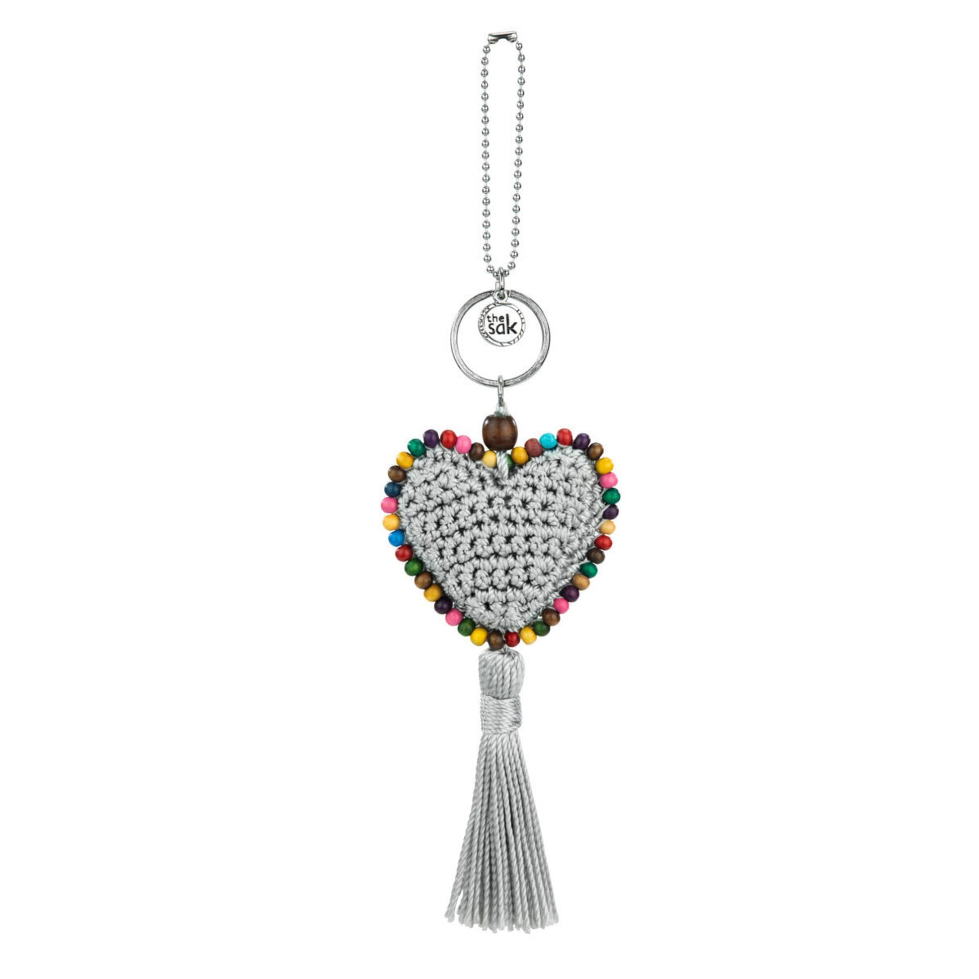 The Sak Yarnicharmz Heart Dangle Crochet - |Cloud|