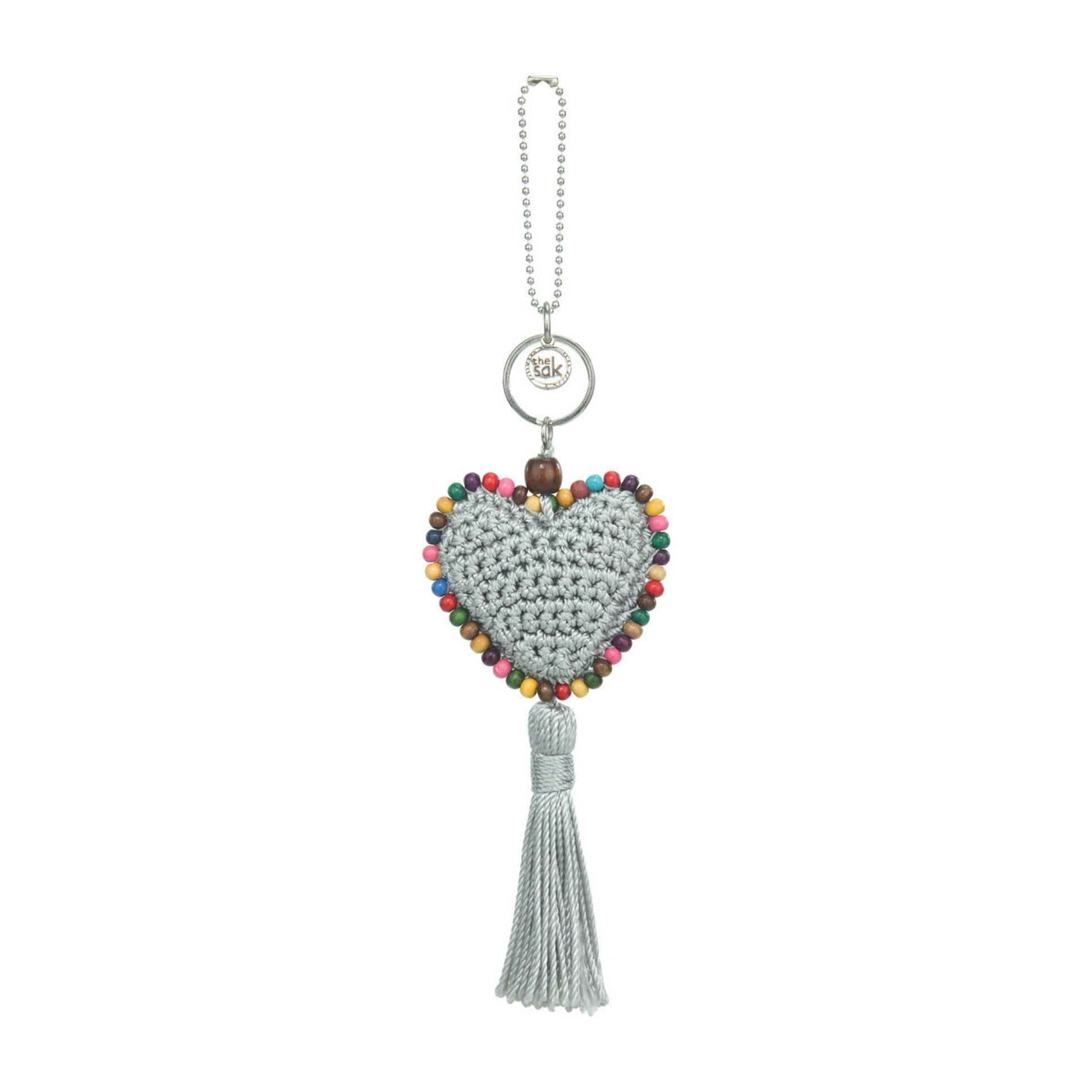 The Sak Yarnicharmz Heart Dangle Crochet - |Cloud|