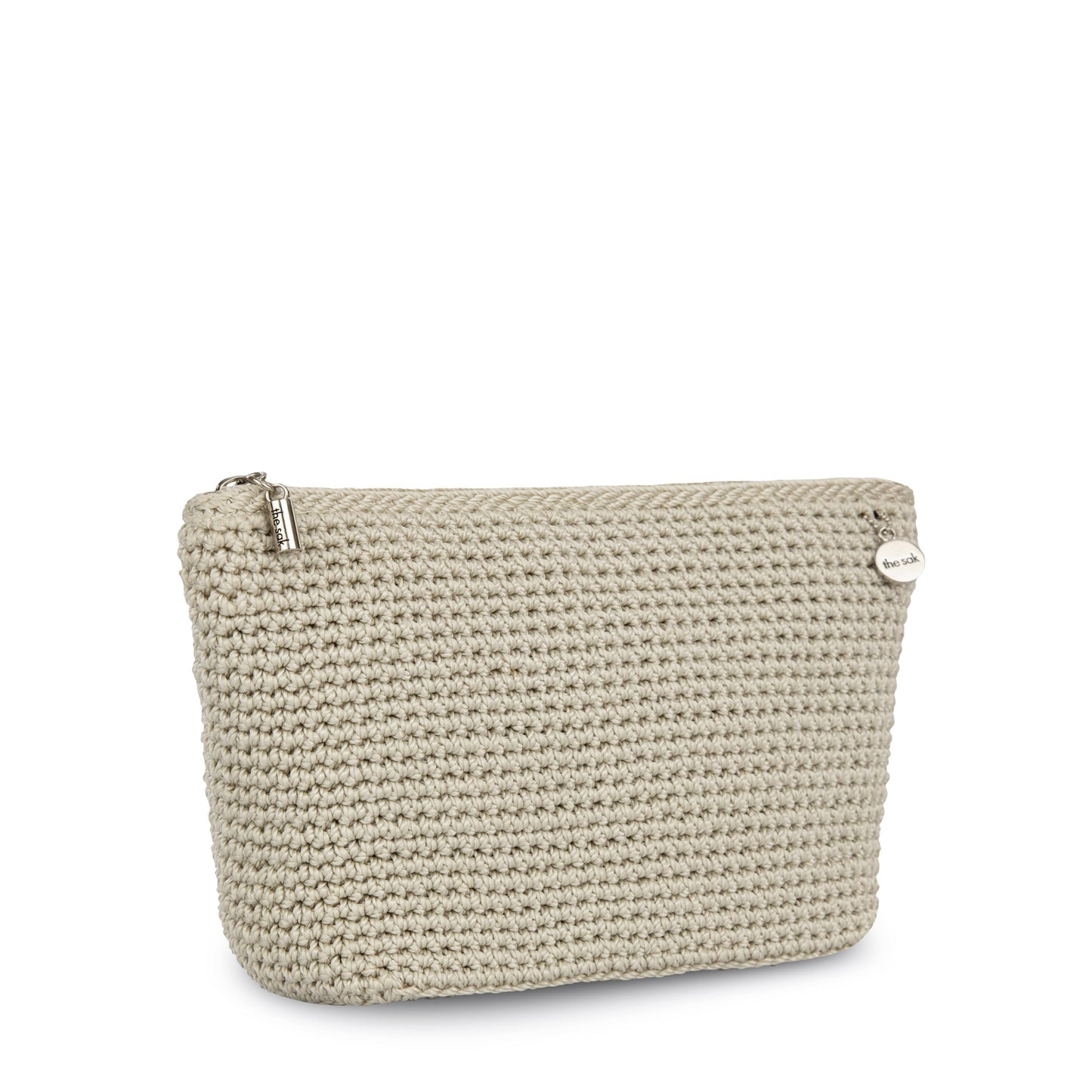 The Sak Essential Medium Pouch Crochet - |Natural|