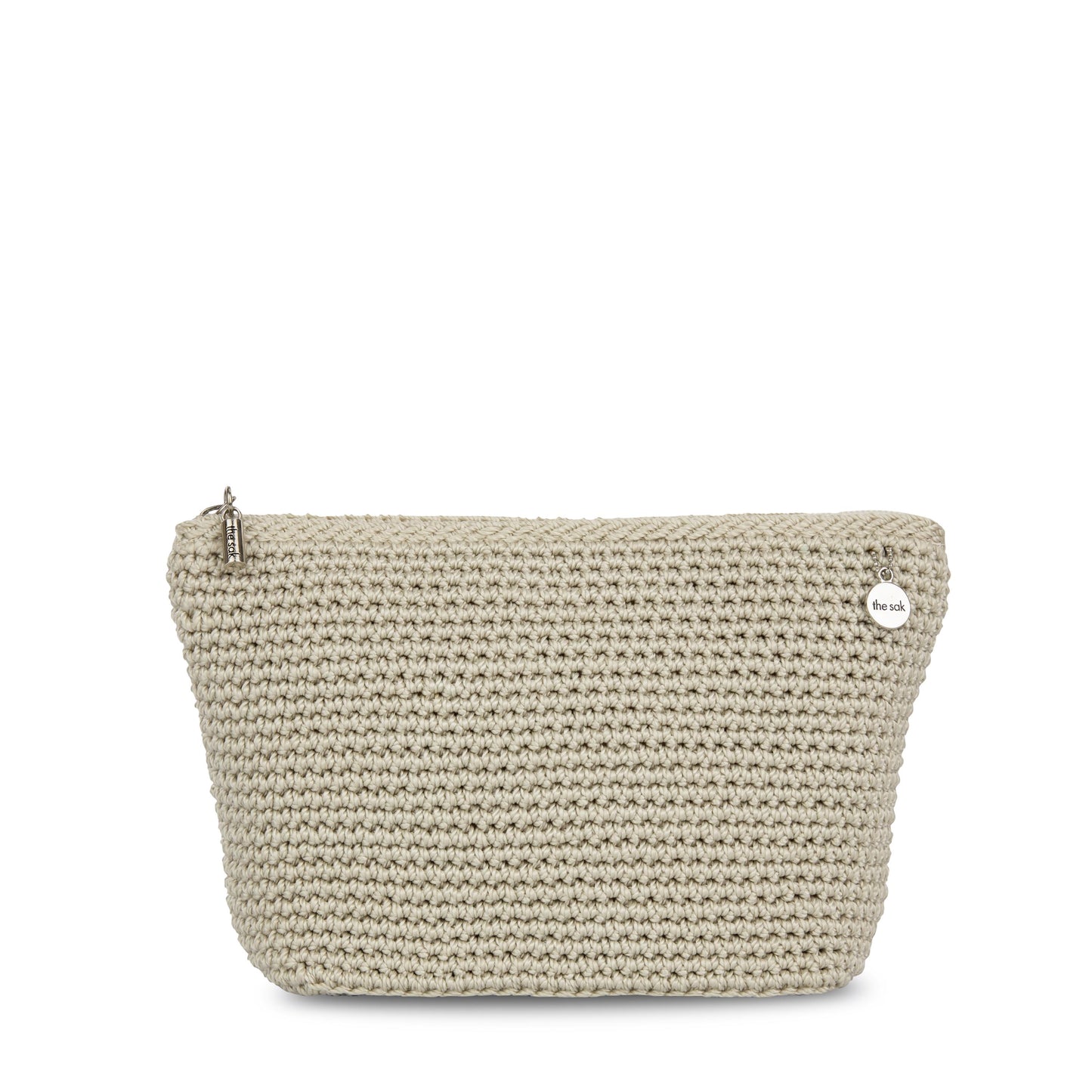 The Sak Essential Medium Pouch Crochet - |Natural|