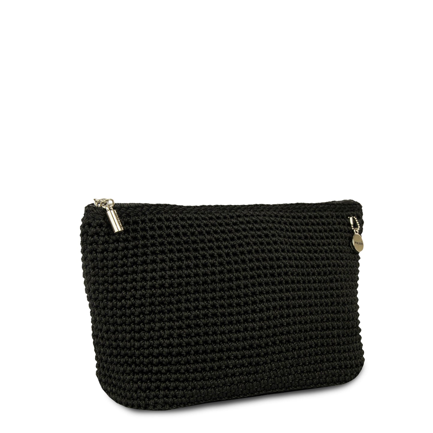 The Sak Essential Medium Pouch Crochet - |Black|