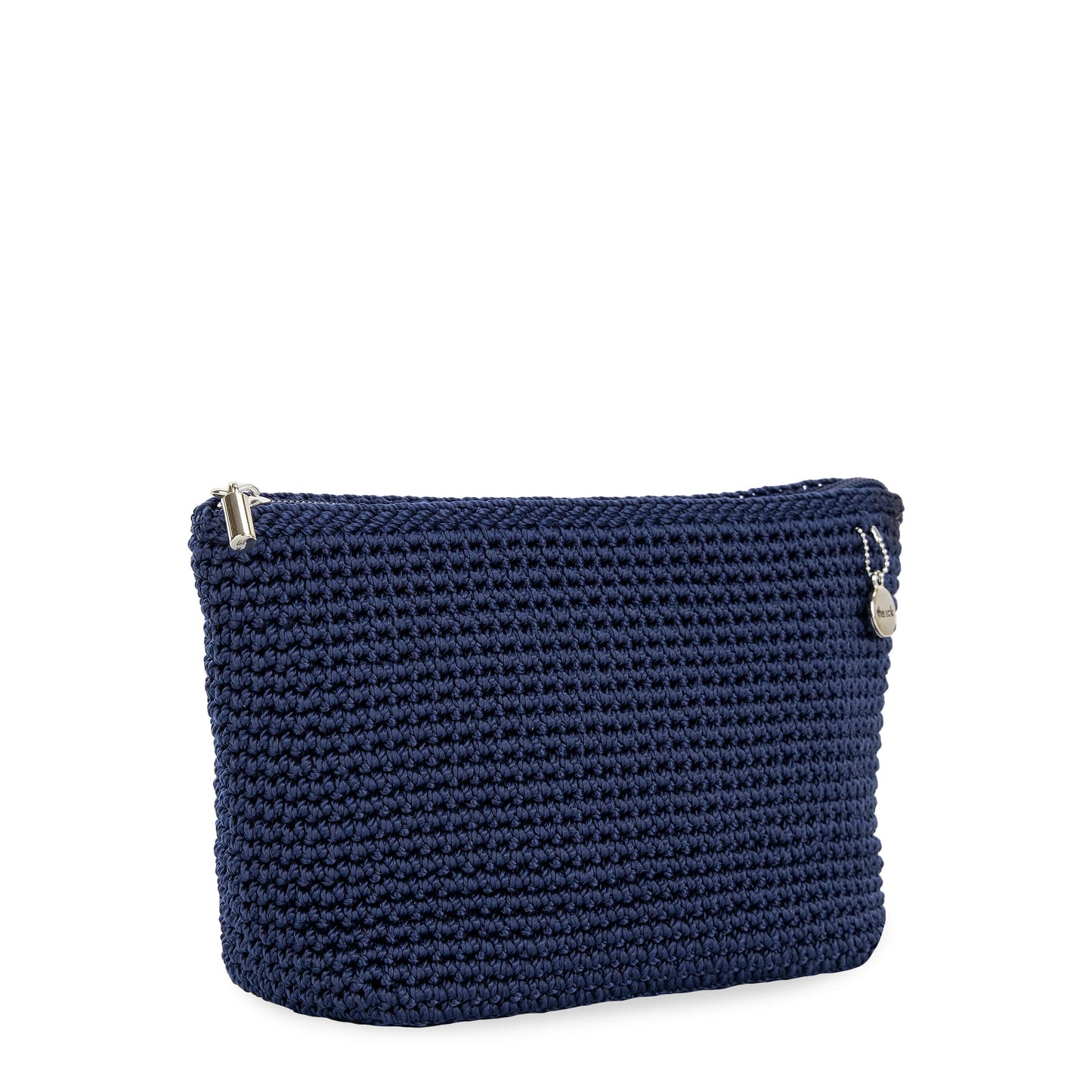 The Sak Essential Medium Pouch Crochet - |Denim|