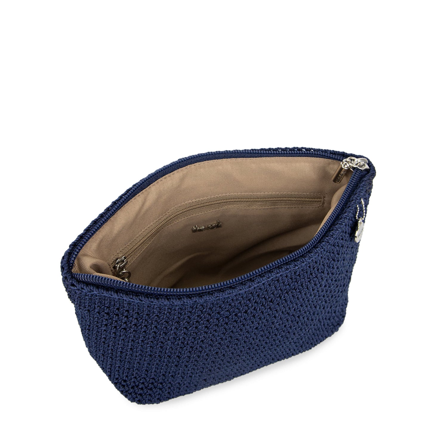The Sak Essential Medium Pouch Crochet - |Denim|