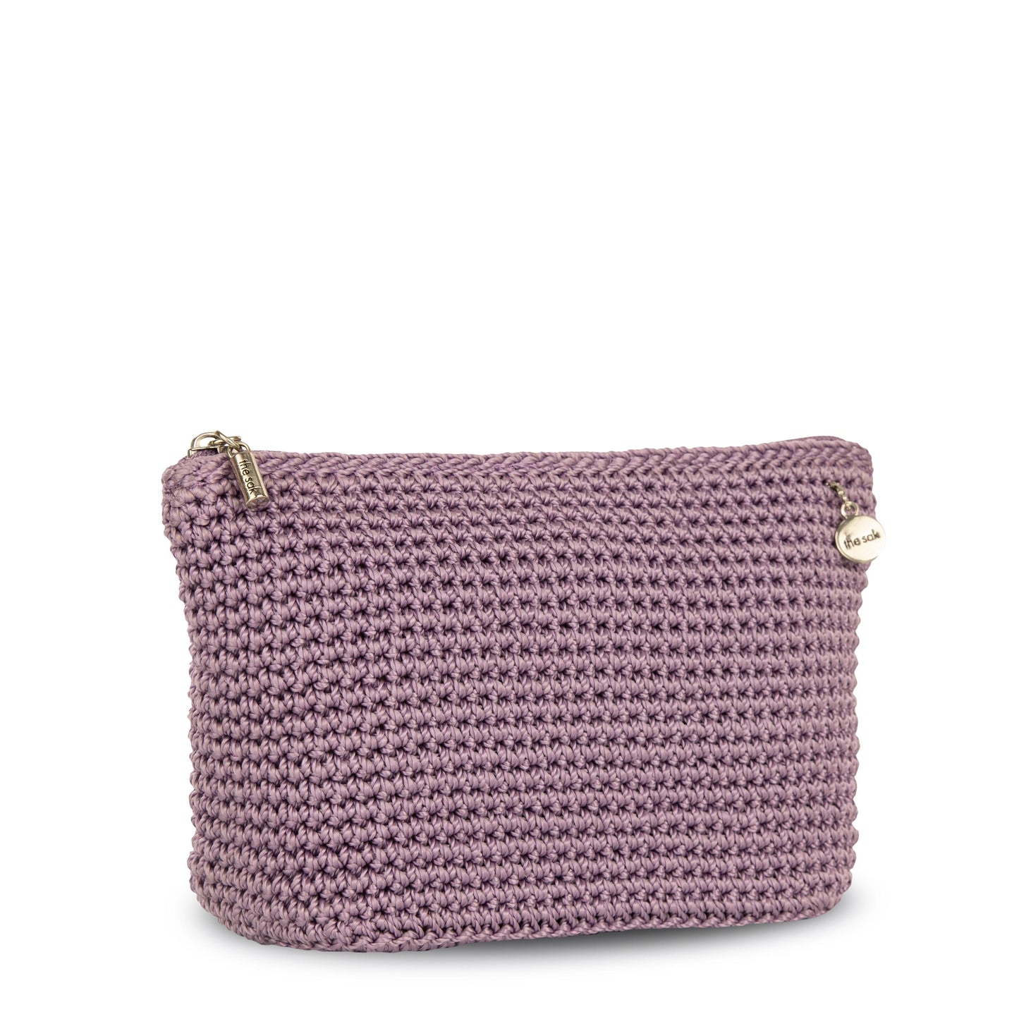 The Sak Essential Medium Pouch Crochet - |Heather|