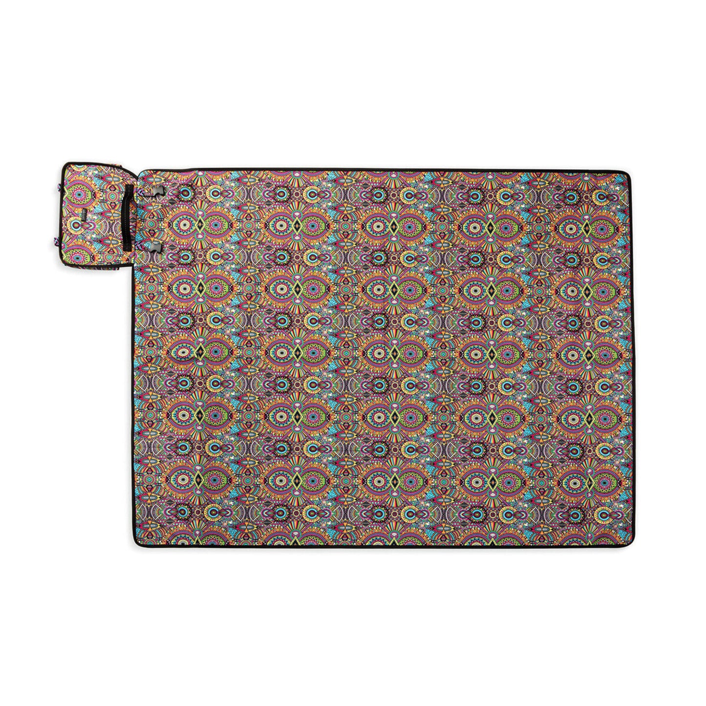 Sakroots Pack N Go Outdoor Blanket EcoTwill - |Rainbow Wanderlust|