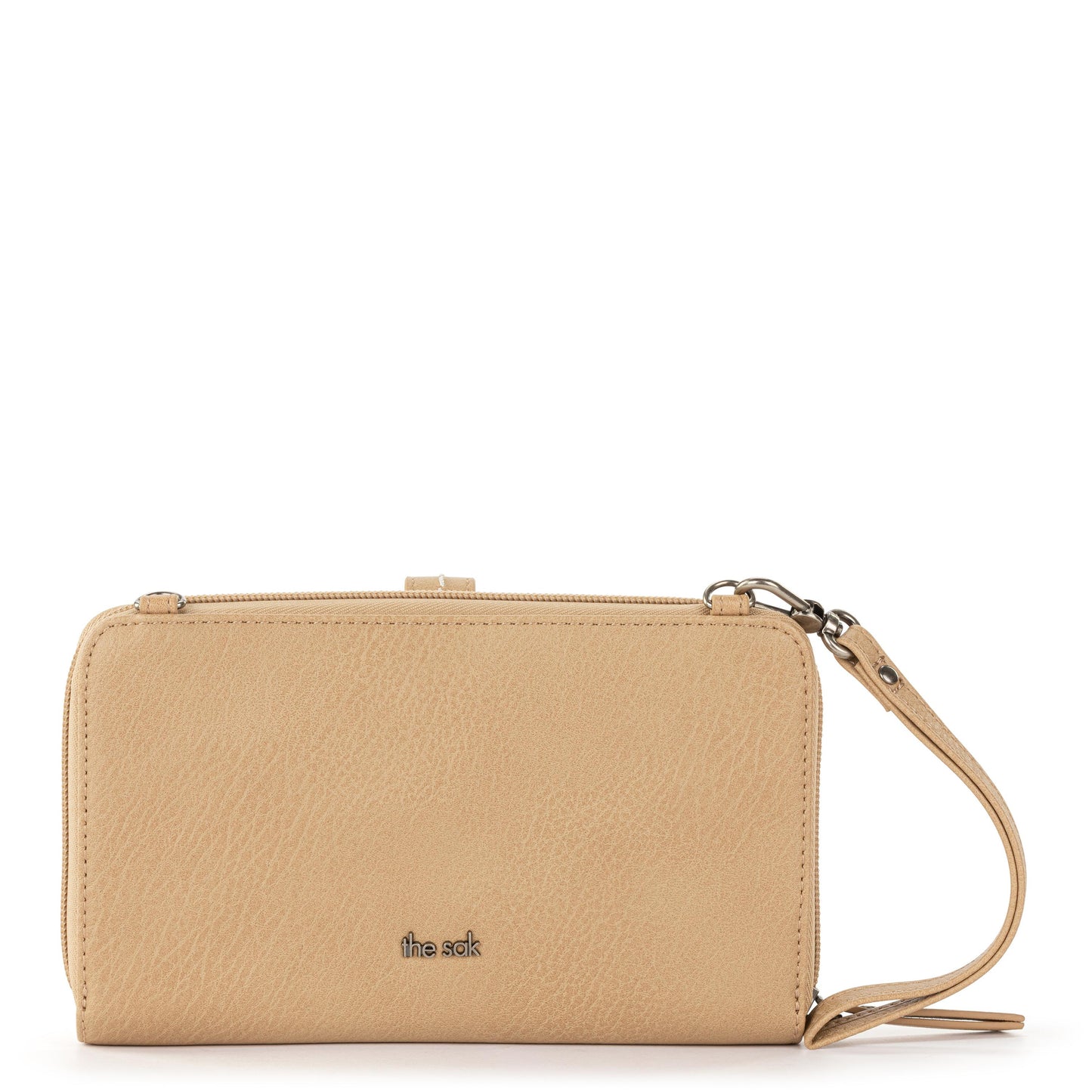 The Sak Iris Large Smartphone Crossbody Crochet - |Natural Medallion|