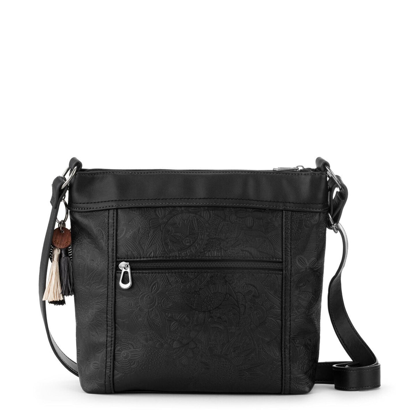Sakroots Arcadia Recycled Crossbody Vegan Leather - |Black|