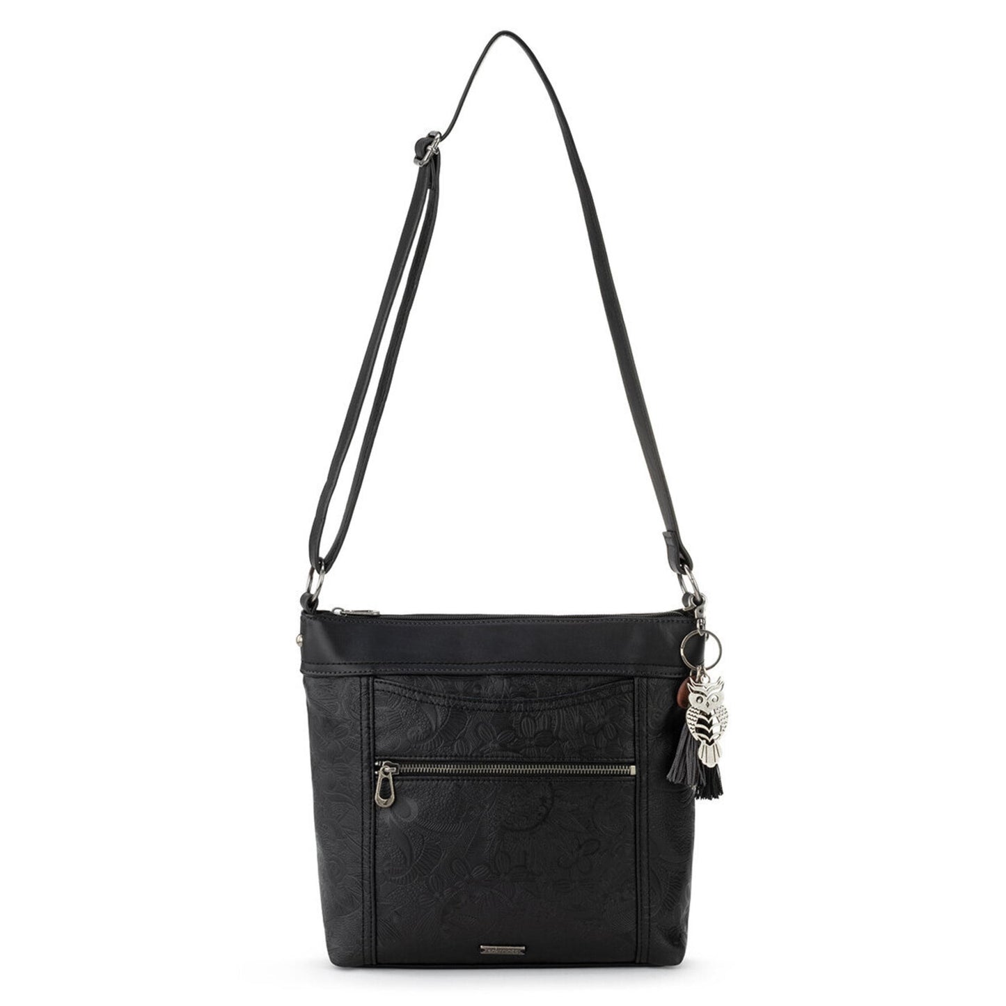 Sakroots Arcadia Recycled Crossbody Vegan Leather - |Black|