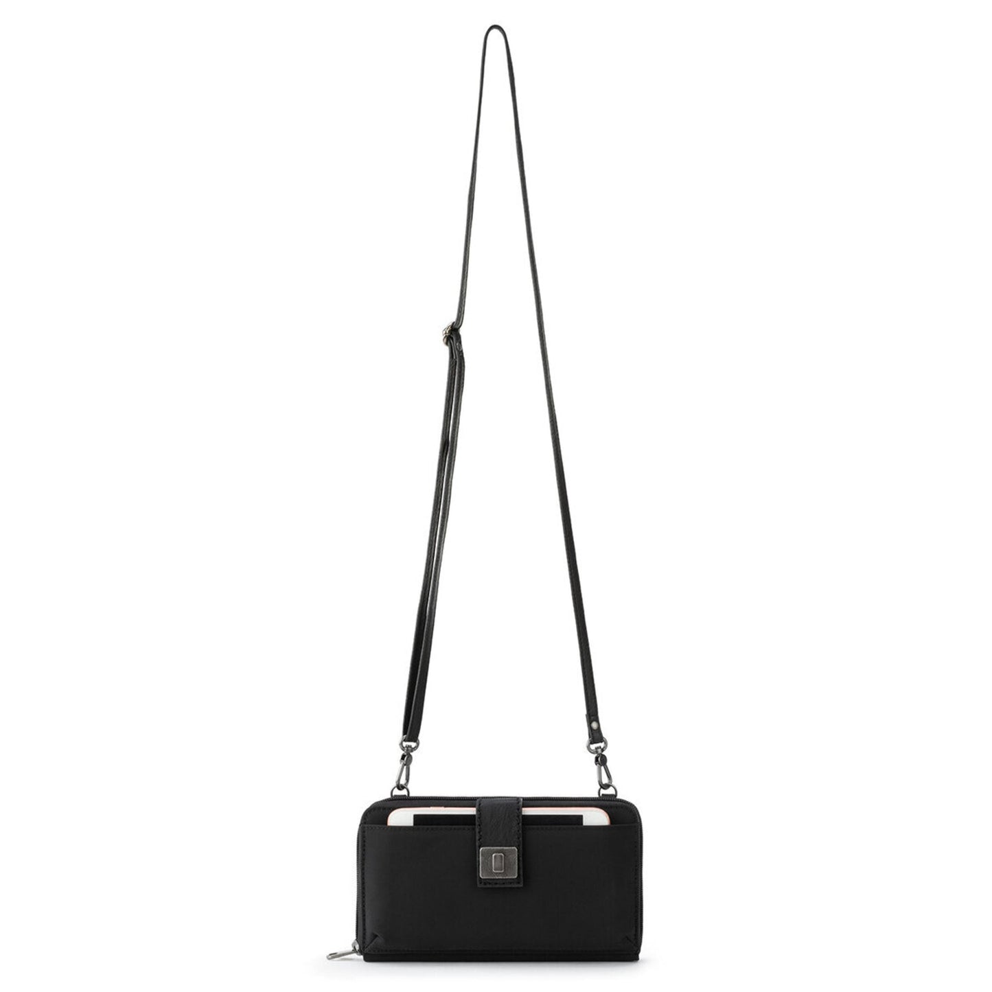 Sakroots Arcadia Recycled Large Smartphone Crossbody Vegan Leather - Black