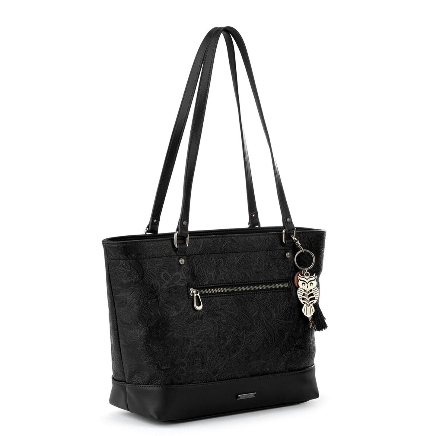 Sakroots Arcadia Recycled Medium Tote Vegan Leather - |Black|