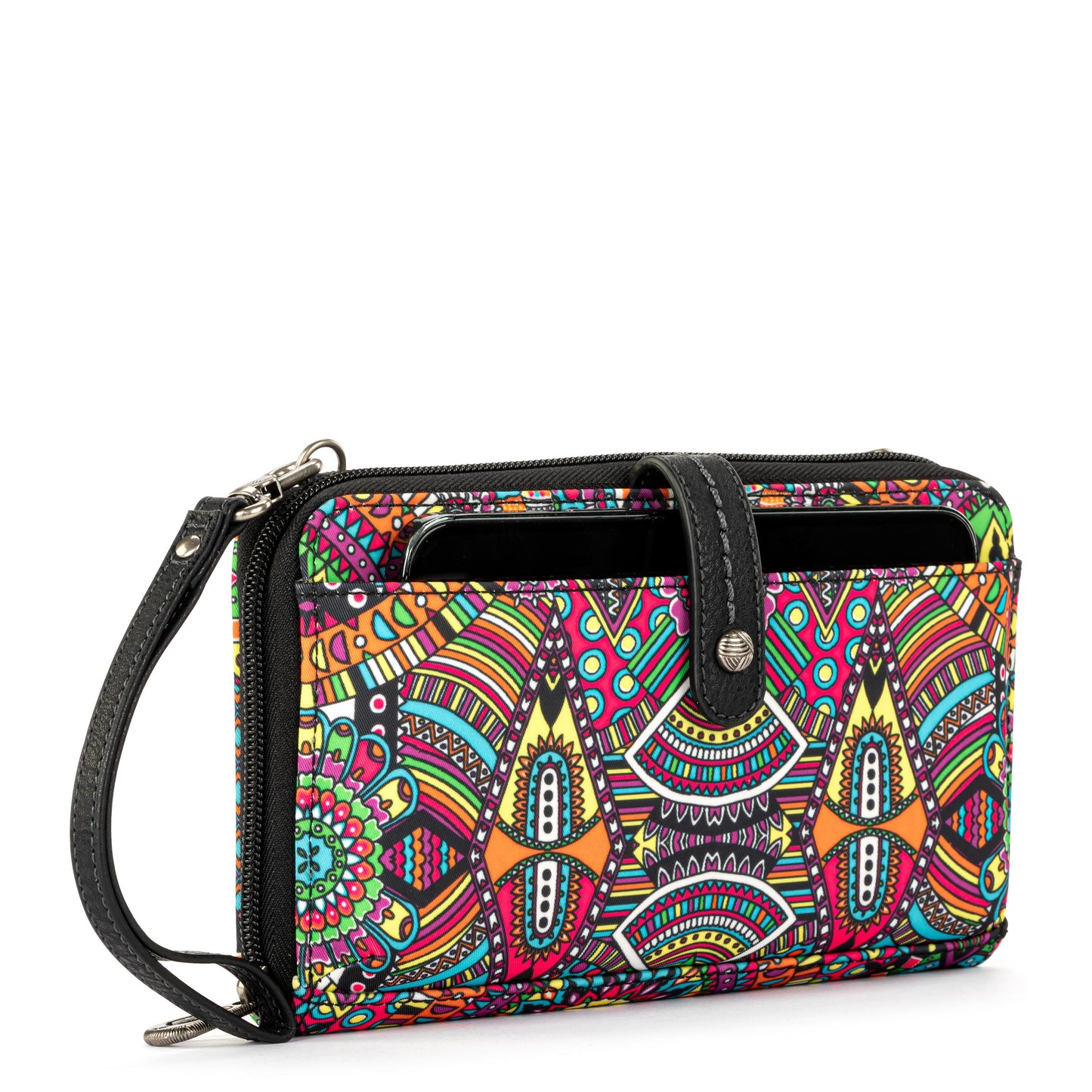 Sakroots Large Smartphone Crossbody EcoTwill - |Rainbow Wanderlust|
