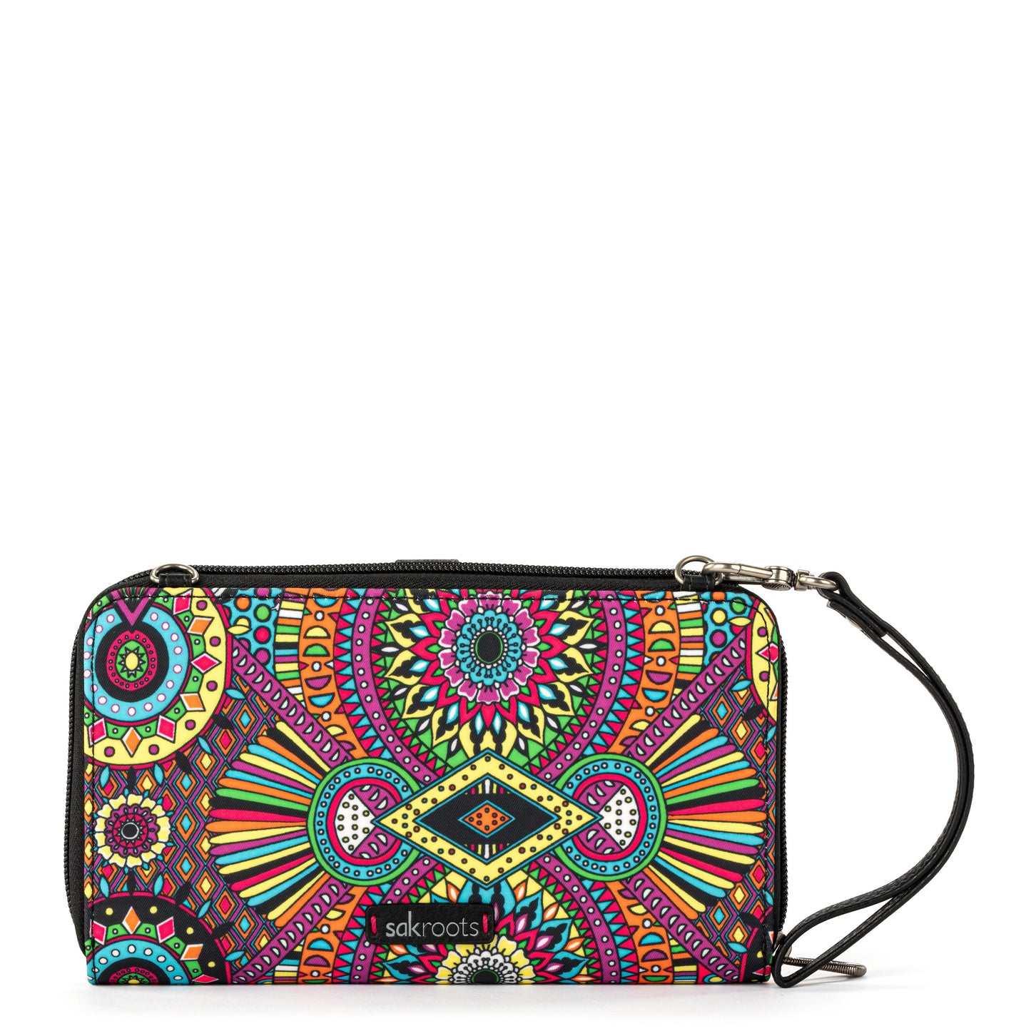 Sakroots Large Smartphone Crossbody EcoTwill - |Rainbow Wanderlust|
