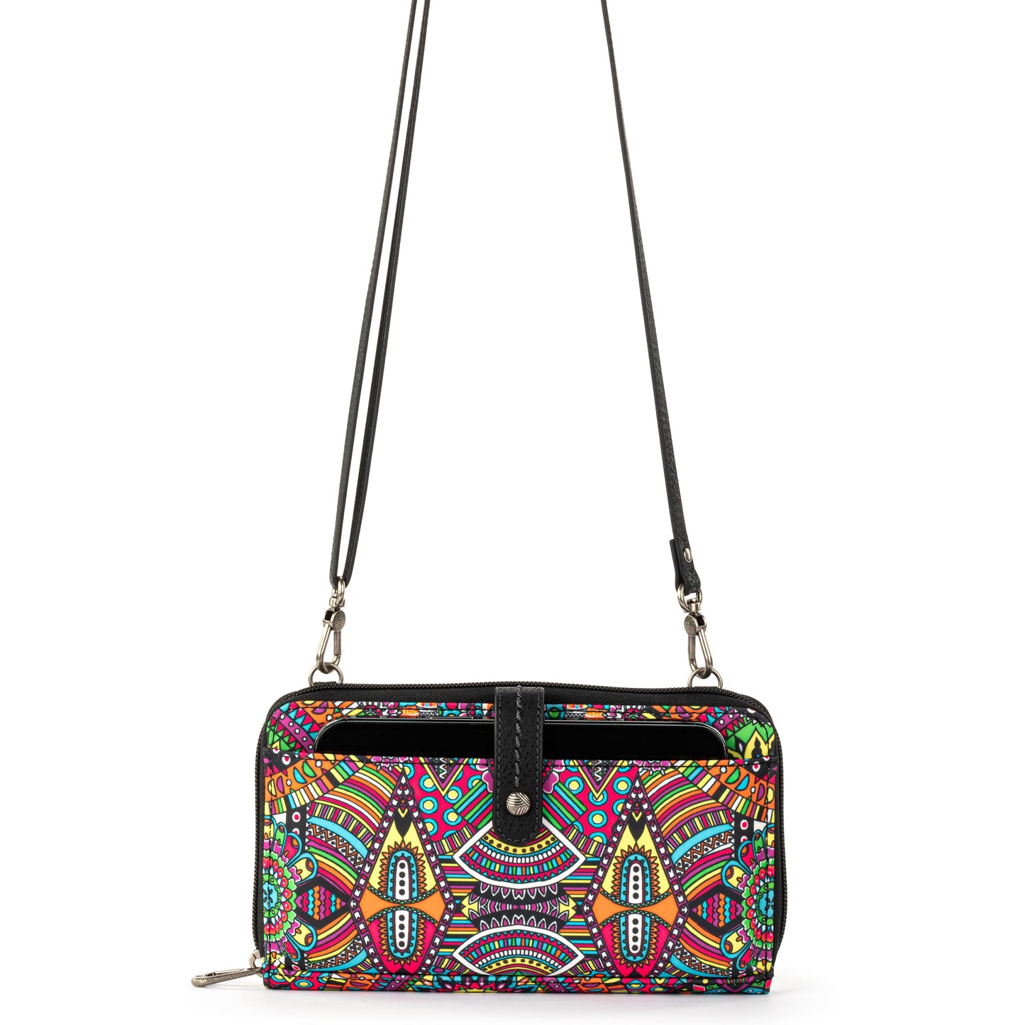 Sakroots Large Smartphone Crossbody EcoTwill - |Rainbow Wanderlust|