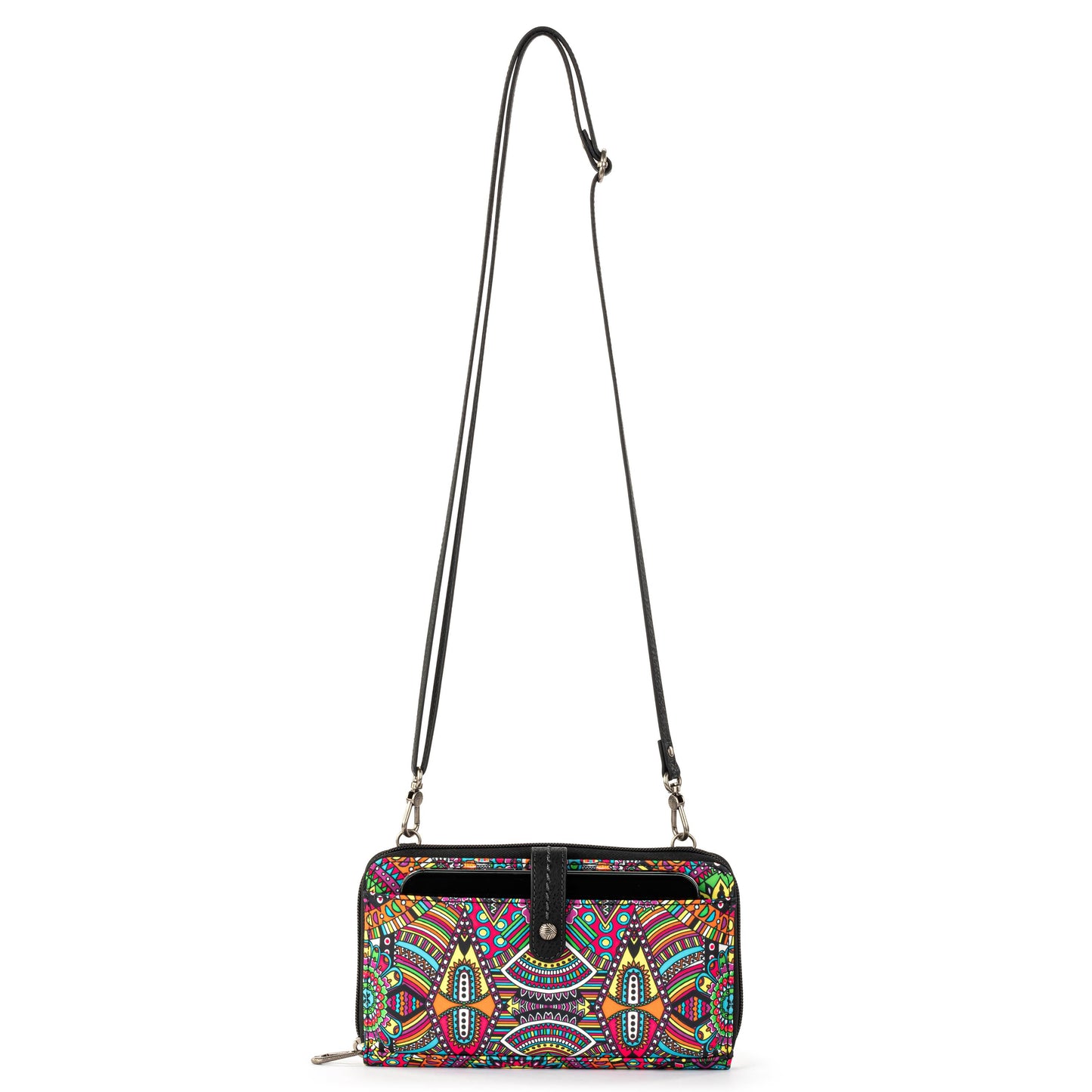 Sakroots Large Smartphone Crossbody EcoTwill - |Rainbow Wanderlust|