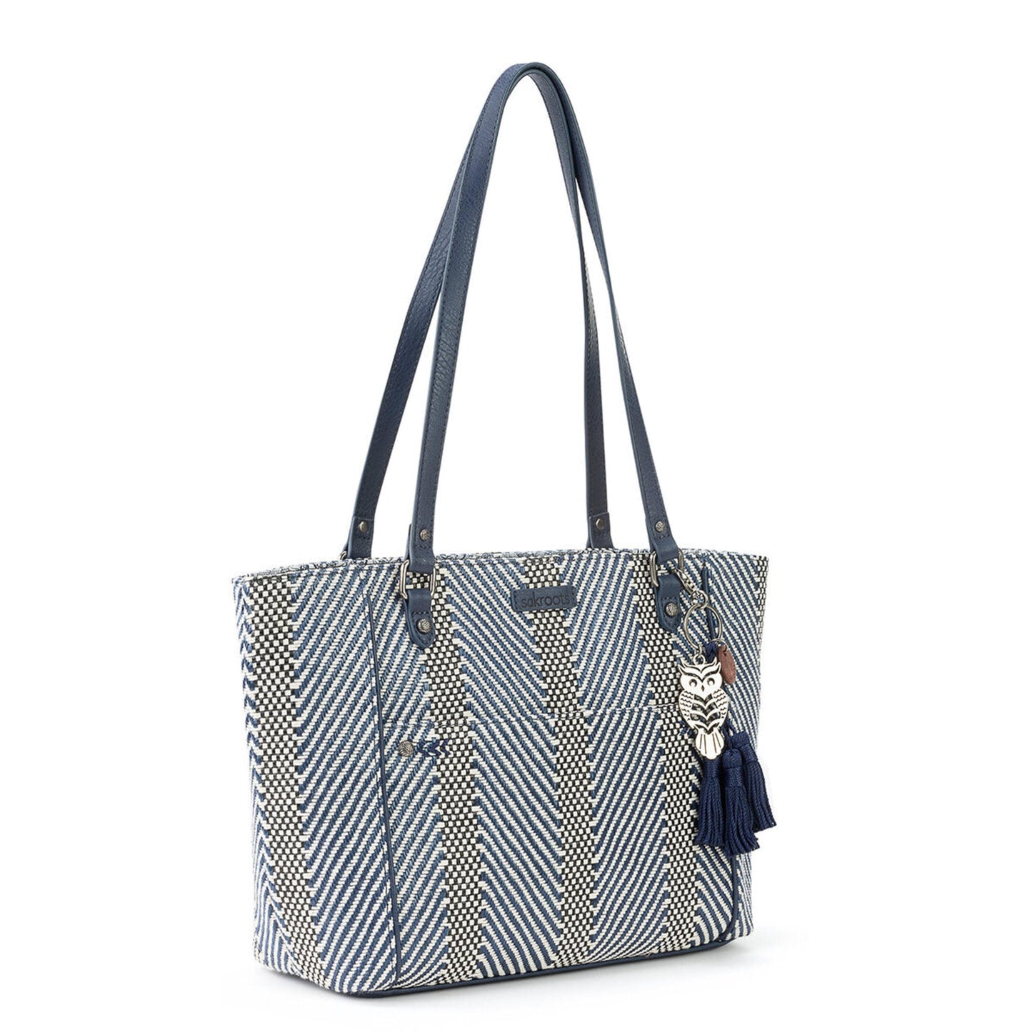 Sakroots Metro Tote Canvas - |Navy Spirit Desert Woven|