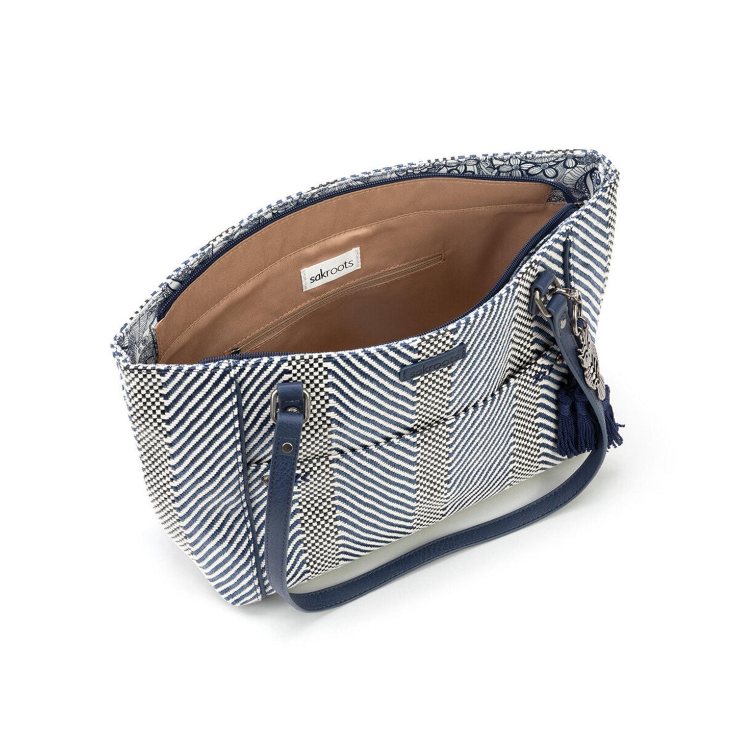 Sakroots Metro Tote Canvas - |Navy Spirit Desert Woven|
